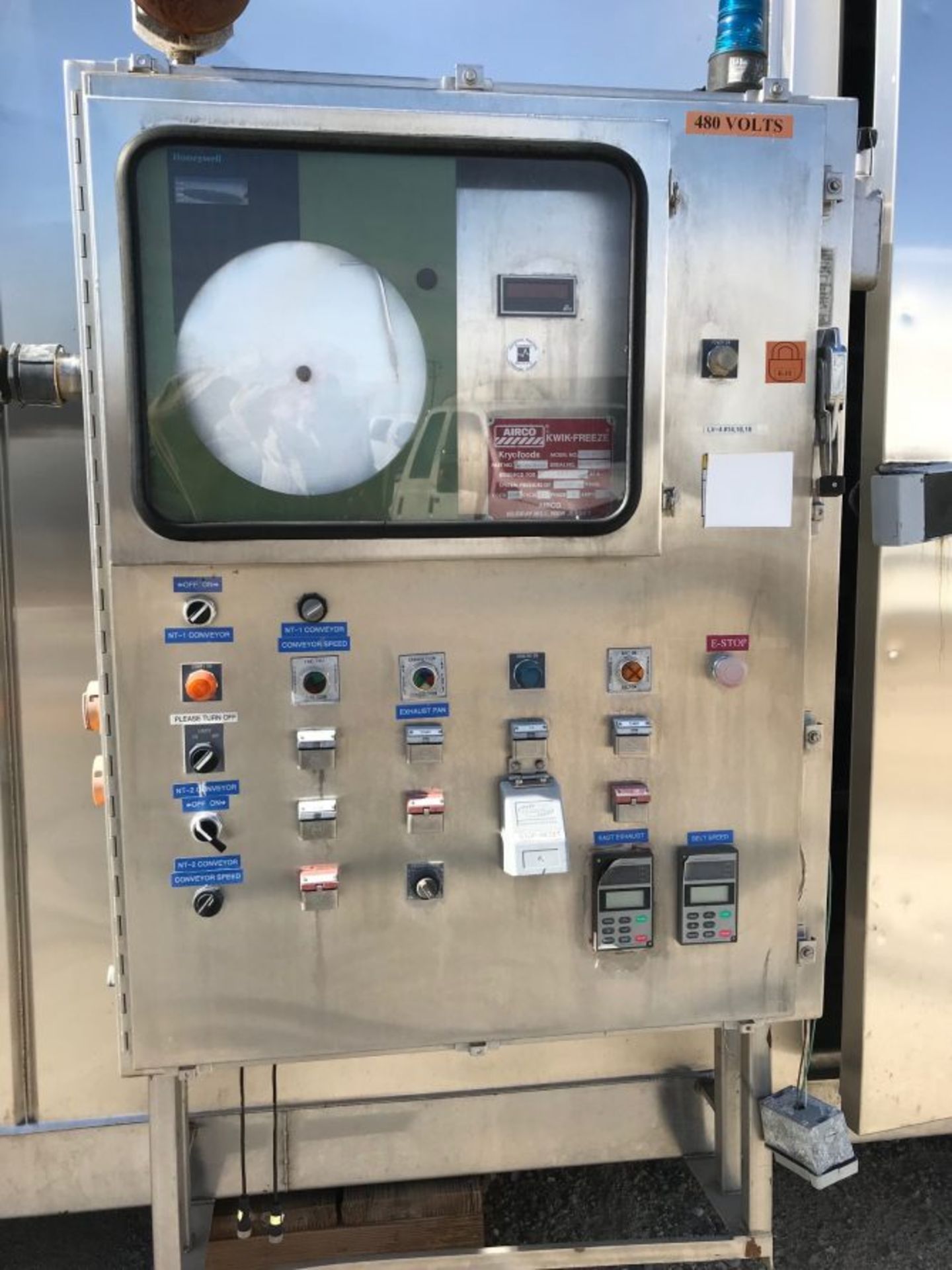 Airco Kwik Freeze Nitrogen Spiral Freezer, 14 feet x 20 feet with | Loc: Alabama | Rig Fee: $1,500 - Image 4 of 5