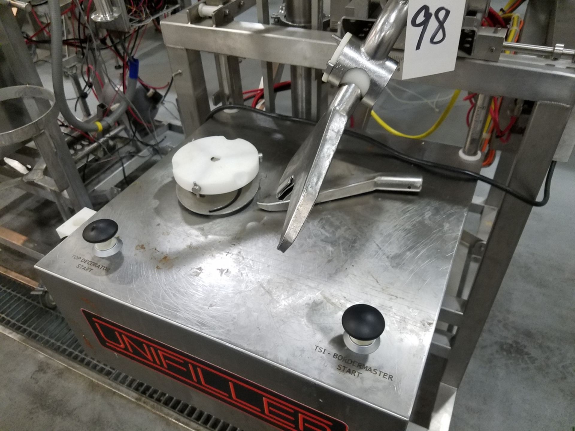 Unifiller Dual Piston, Hopper Fed Automatic Cake Finishing Center | Rig Fee: $175 - Image 4 of 4