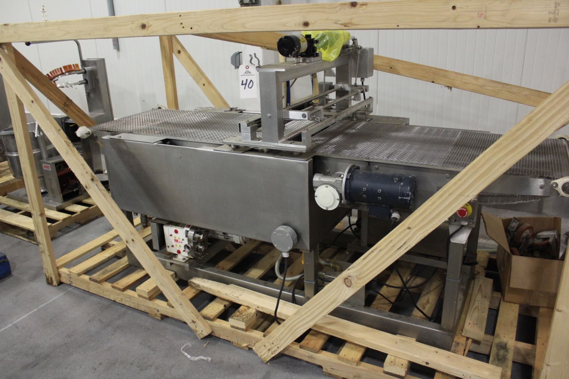 Woody Confectionery Stringer, 24" Stainless Steel Conveyor | Rig Fee: $350