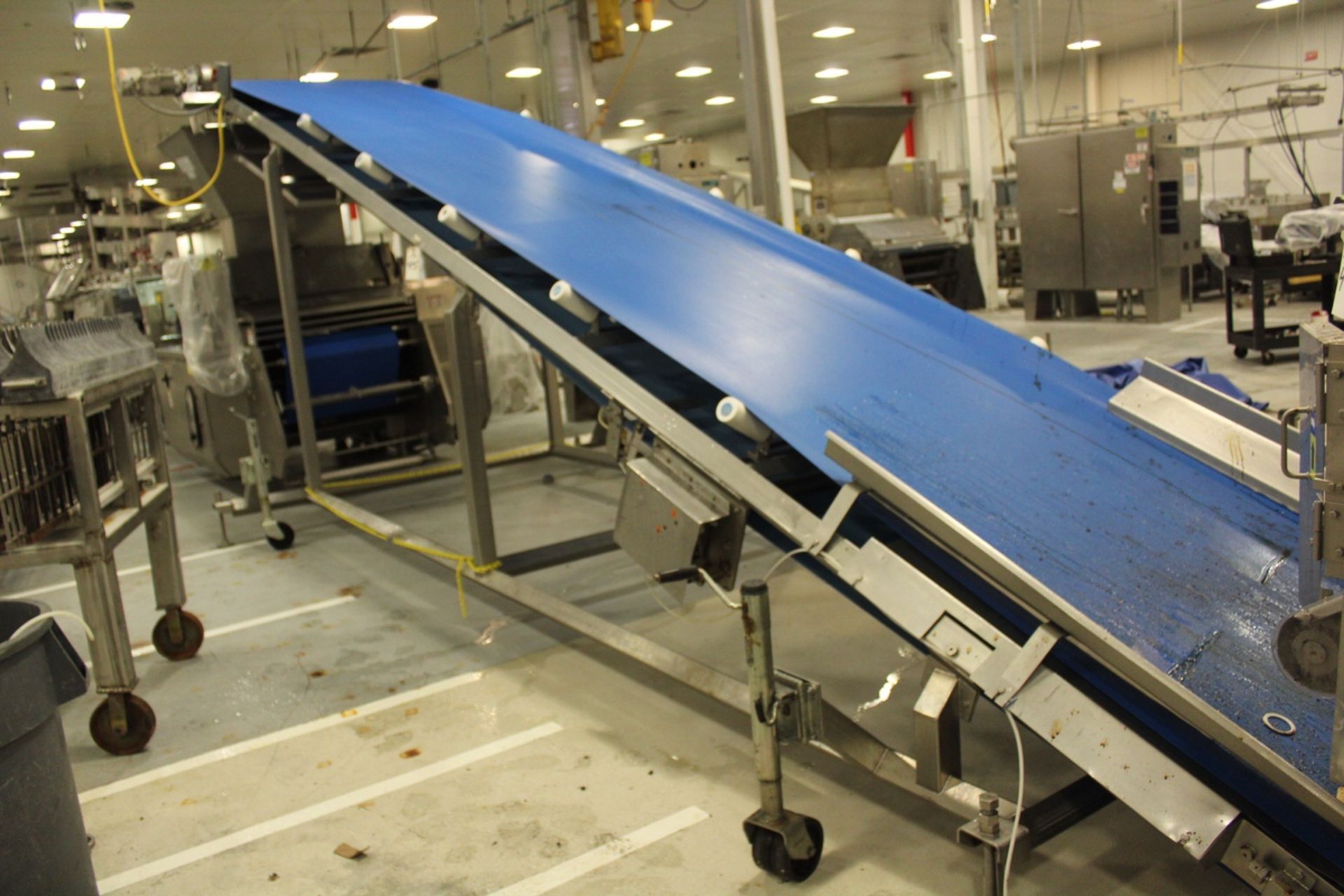 Inclined Dough Delivery Conveyor, 53" X 24' | Rig Fee: $350