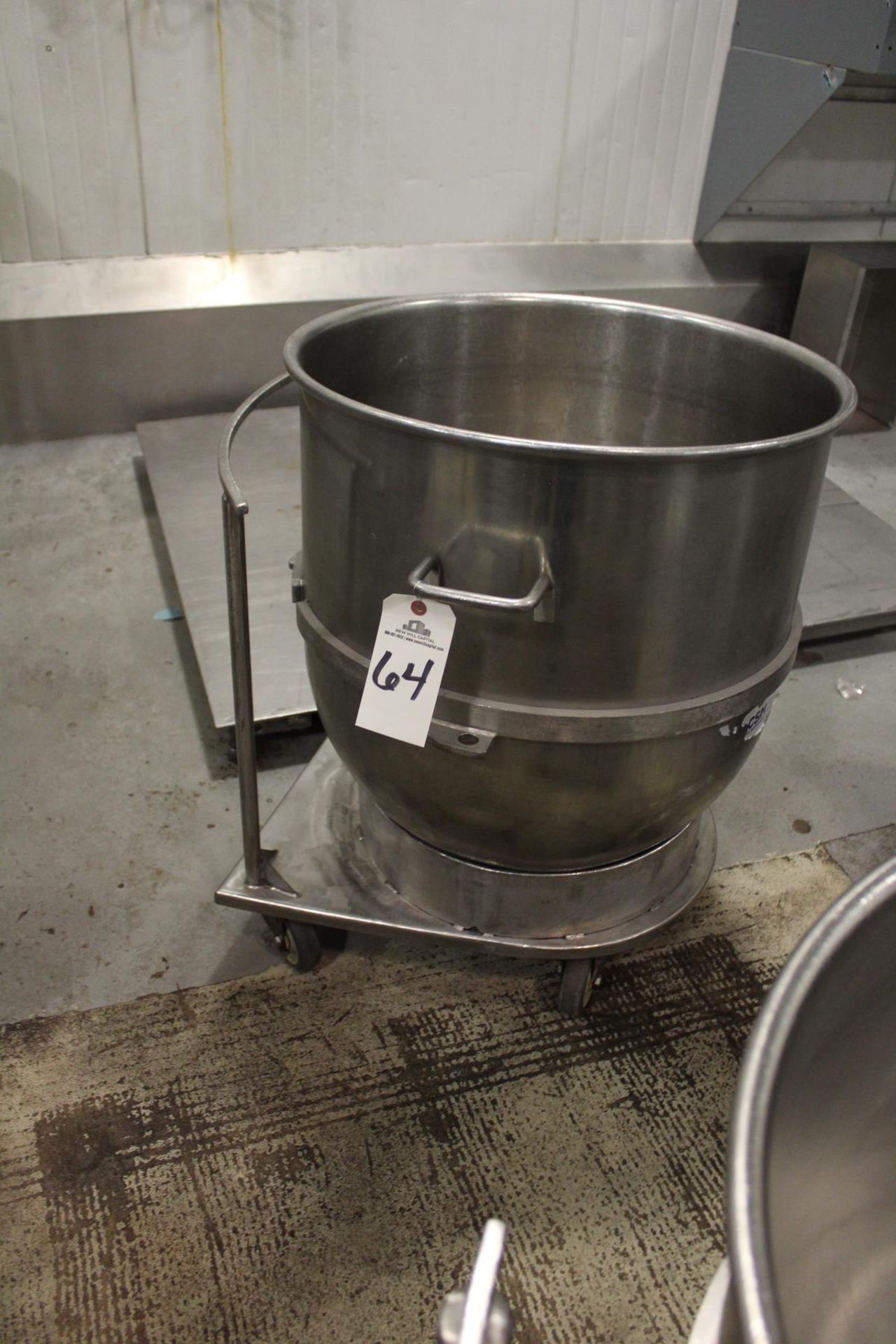 Stainless Steel Mixer Bowl, 140 Qt. | Rig Fee: $15