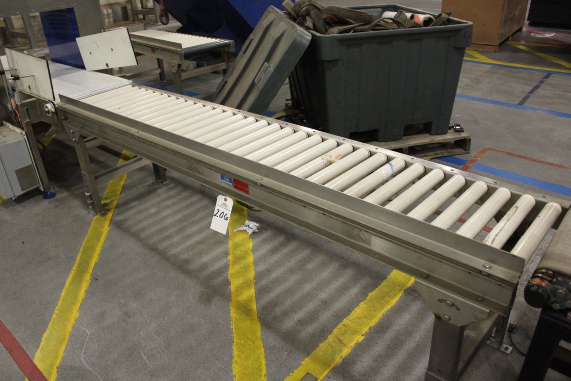 Roller Conveyor Section, 16" X 8' | Rig Fee: $25