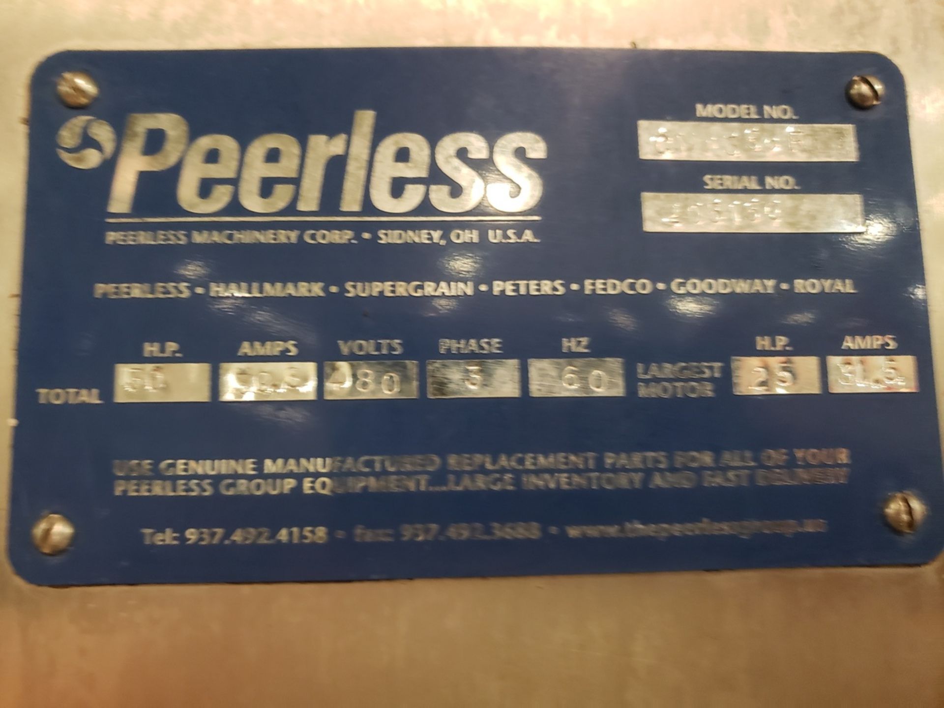 Peerless Model CM35F Continuous Mixer, 25 HP, S/N: 205150 | Rig Fee: $400 - Image 2 of 4