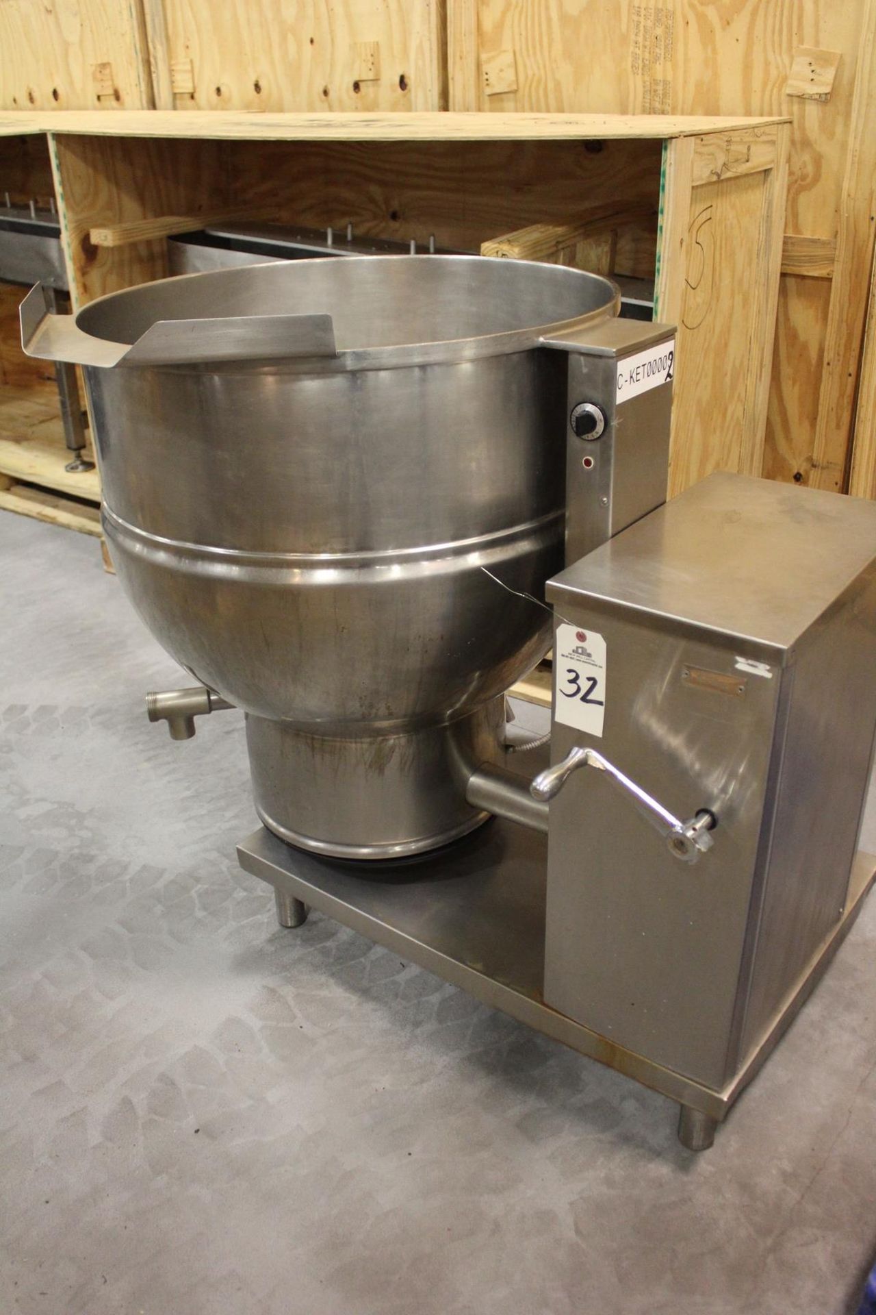 Groen, Electric Steam Jacketed Tilting Kettle, 60 Gallon, M# DEE/4-60, S/N 1273 | Rig Fee: $100