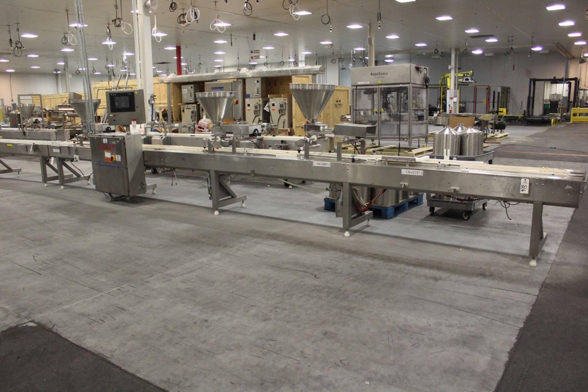 Unifiller Automatic Cake Frosting/Decorating Line, W/ (3) Dual Piston Hopper Fe | Rig Fee: $800