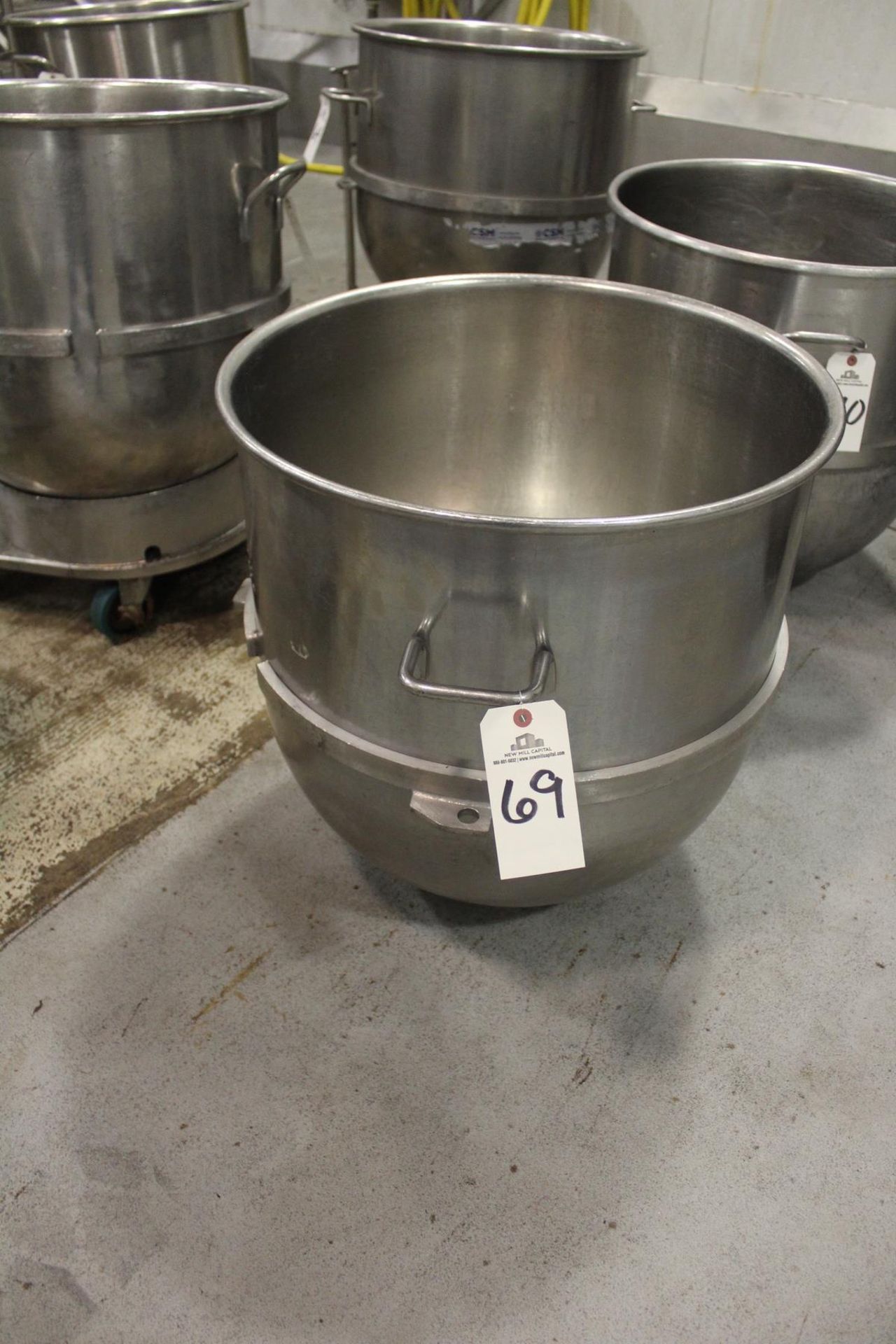 Stainless Steel Mixer Bowl, 140 Qt. | Rig Fee: $15