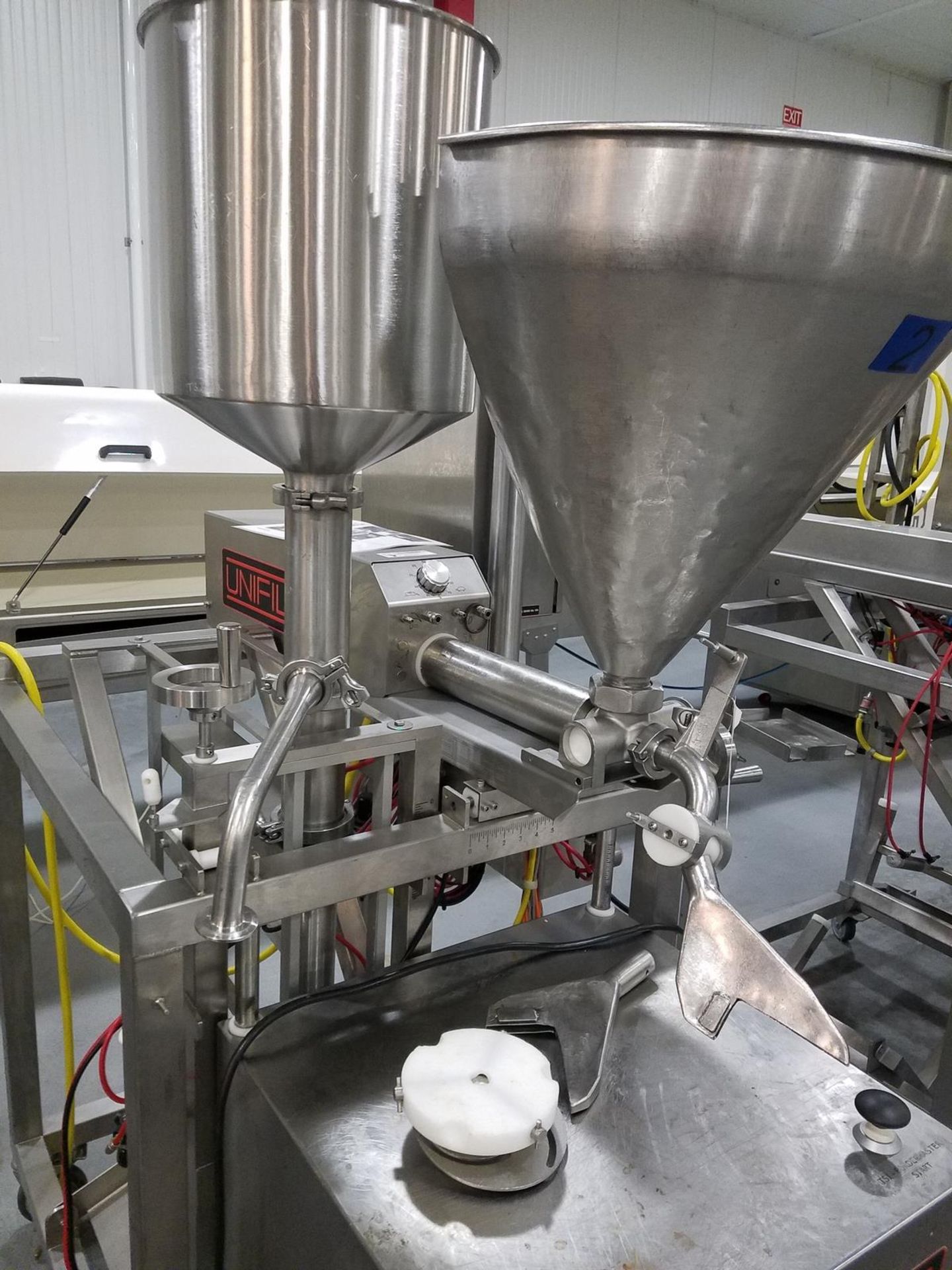 Unifiller Dual Piston, Hopper Fed Automatic Cake Finishing Center | Rig Fee: $175 - Image 3 of 4