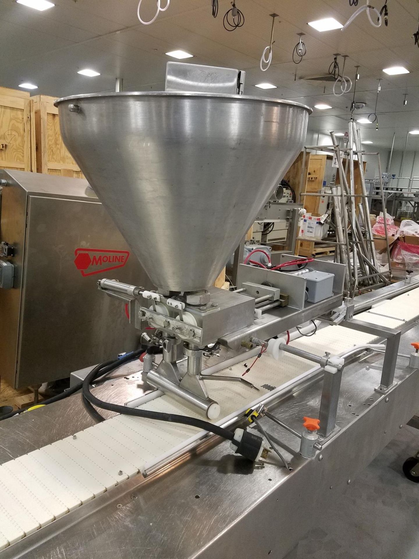 Unifiller Automatic Cake Frosting/Decorating Line, W/ (2) Dual Piston Hopper Fe | Rig Fee: $800 - Image 4 of 6