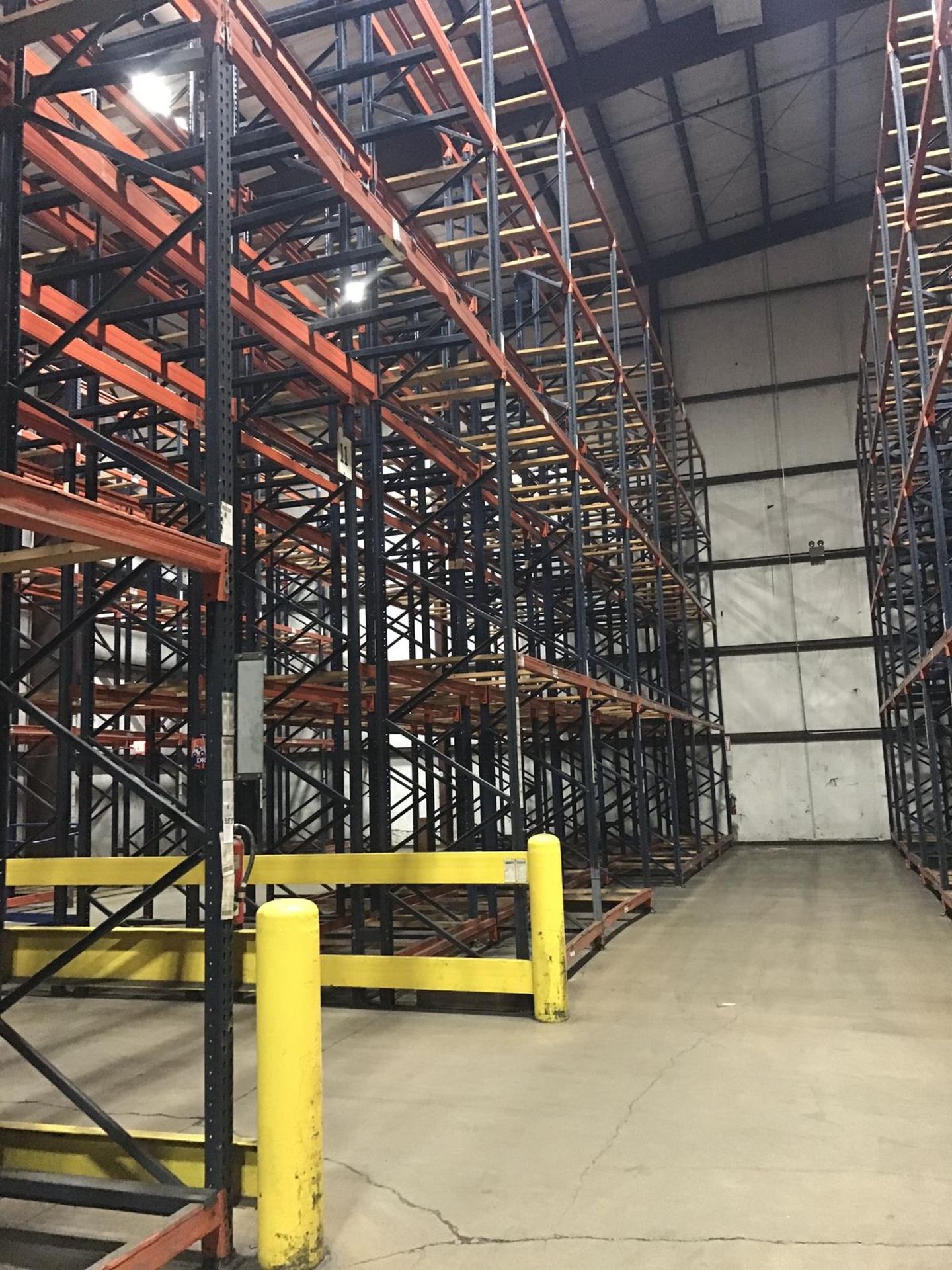 (80) Sections Pallet Racking, 42in Deep x 30ft Tall | Buyer Remove or Contact Rigger (See Full Desc)