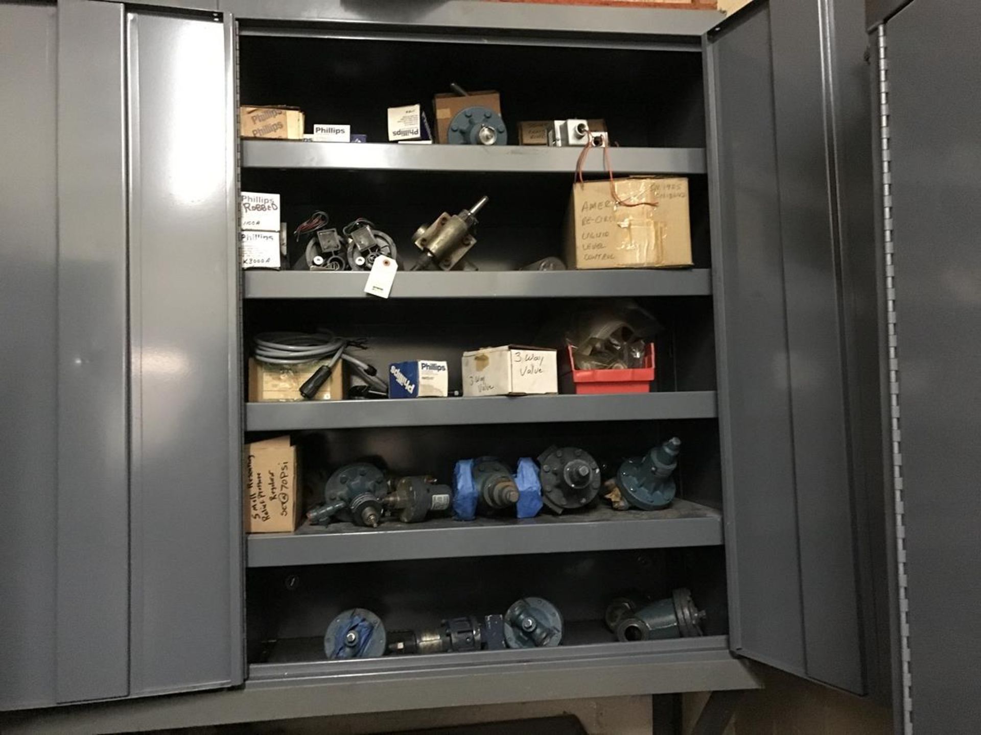 Contents of Room with 10 Cabinets, Ammonia Parts, Work Bench, Cart, File Cabinets | Rig Fee: $1000 - Image 8 of 14