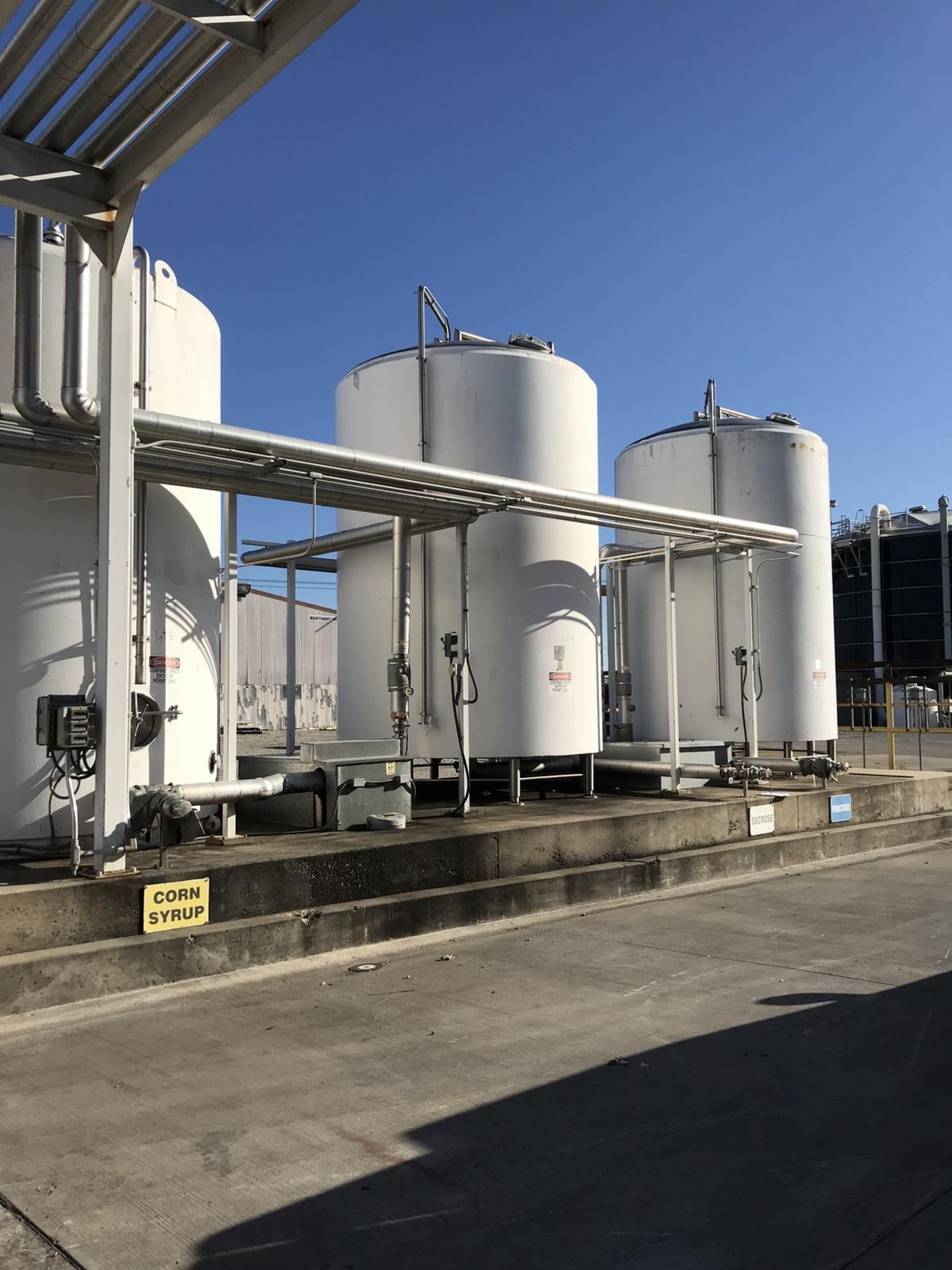 8,000 Gallon Silo/Sugar Tank, Jacketed, UV Light, SN: E199-94 | Rig Fee: $2500