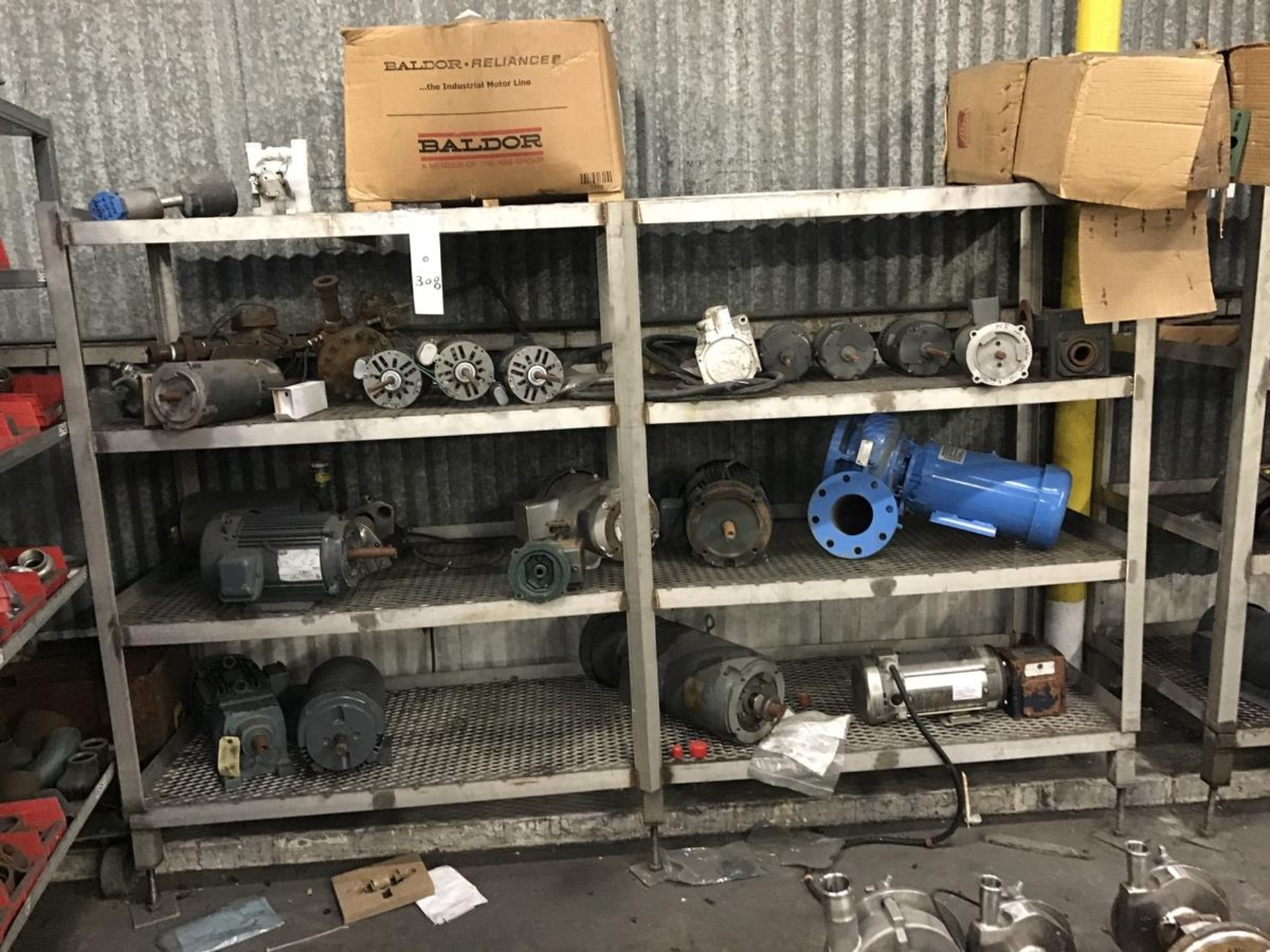 Shelf with Motors and Drives | Rig Fee: $150