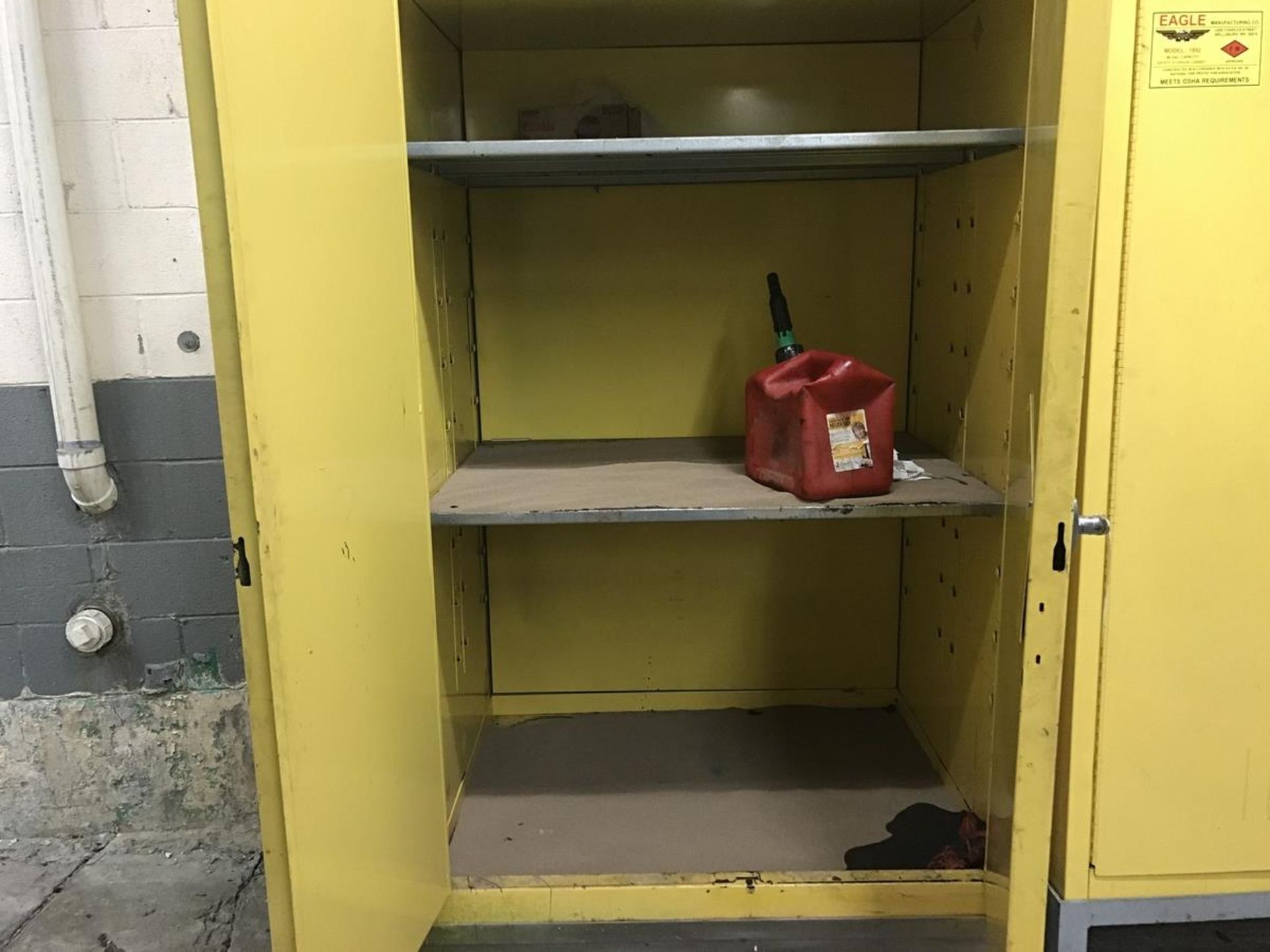 Eagle Flammable Cabinet, Approx 35in Wide x 43in x 65in Tall | Rig Fee: $100 - Image 2 of 2