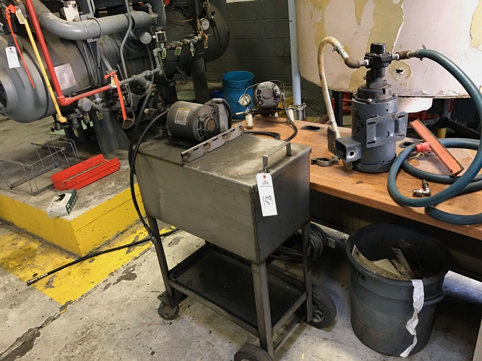 (2) Oil Pumps with Stainless Steel Cart | Rig Fee: $100