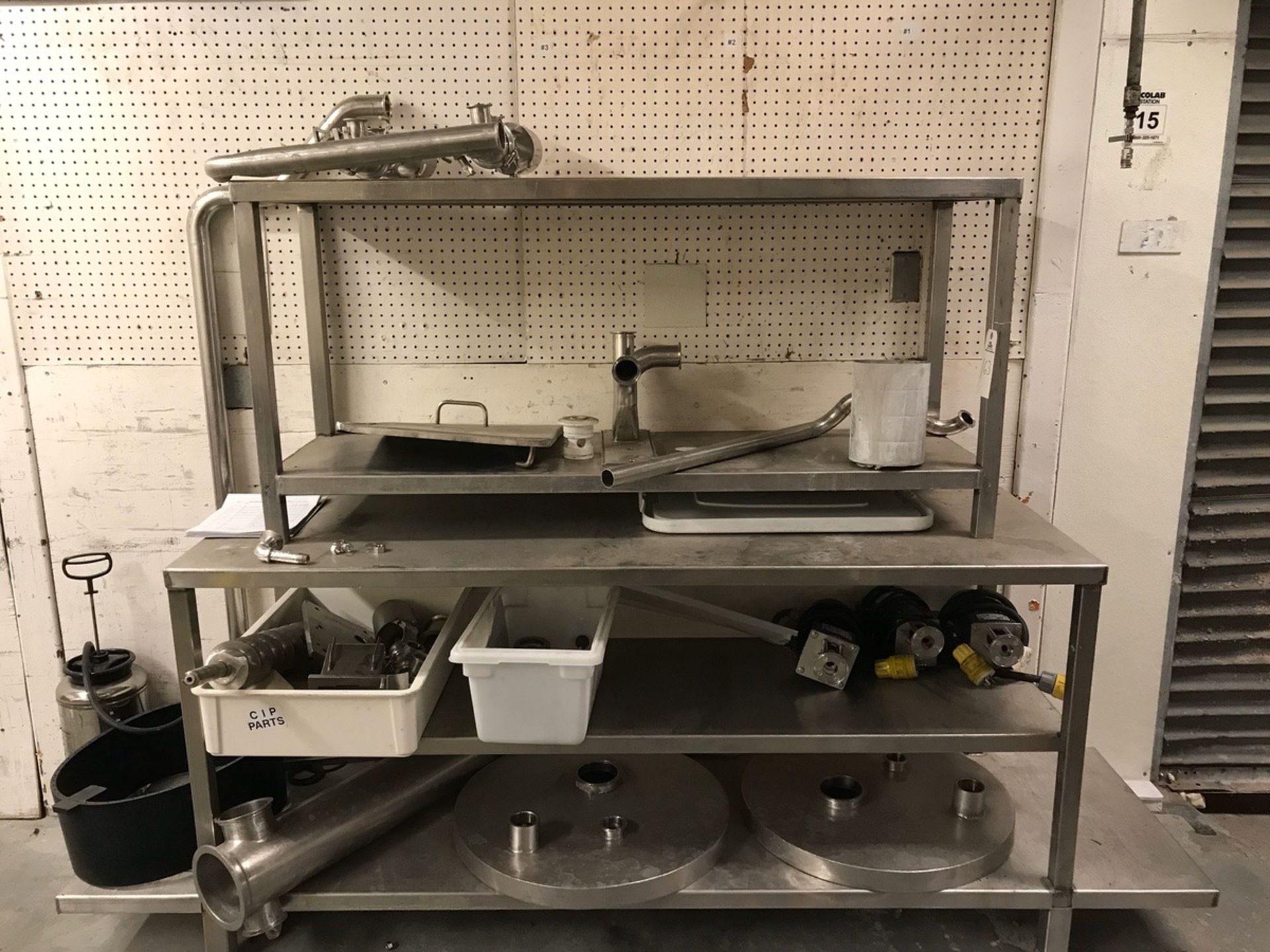 (2) Stainless Steel Stands with Fruit Feeder Parts | Rig Fee: $250