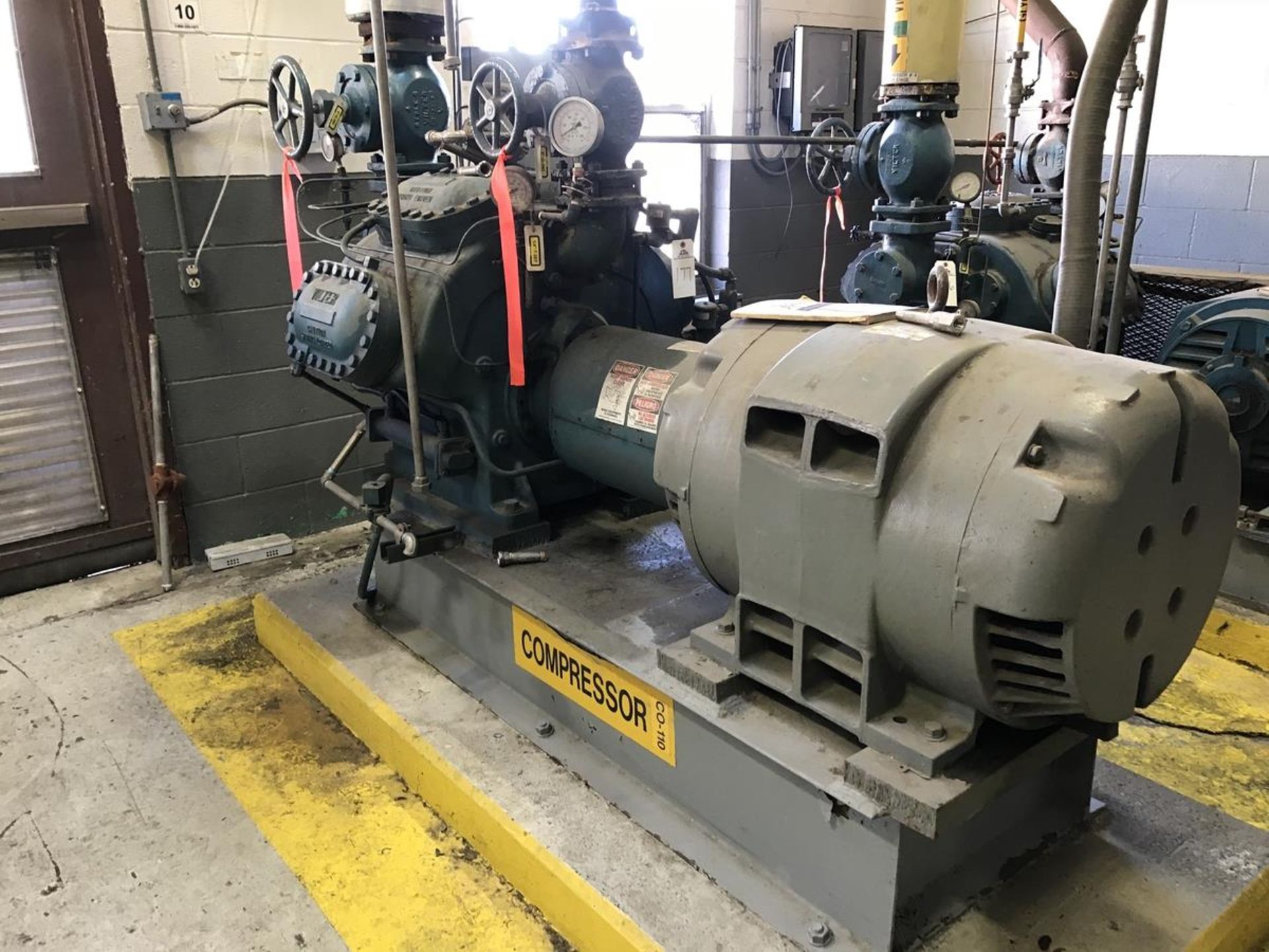 Vilter VMC440 125 HP Recip Type Ammonia Compressor, SN: 32369 | Rig Fee: $1500