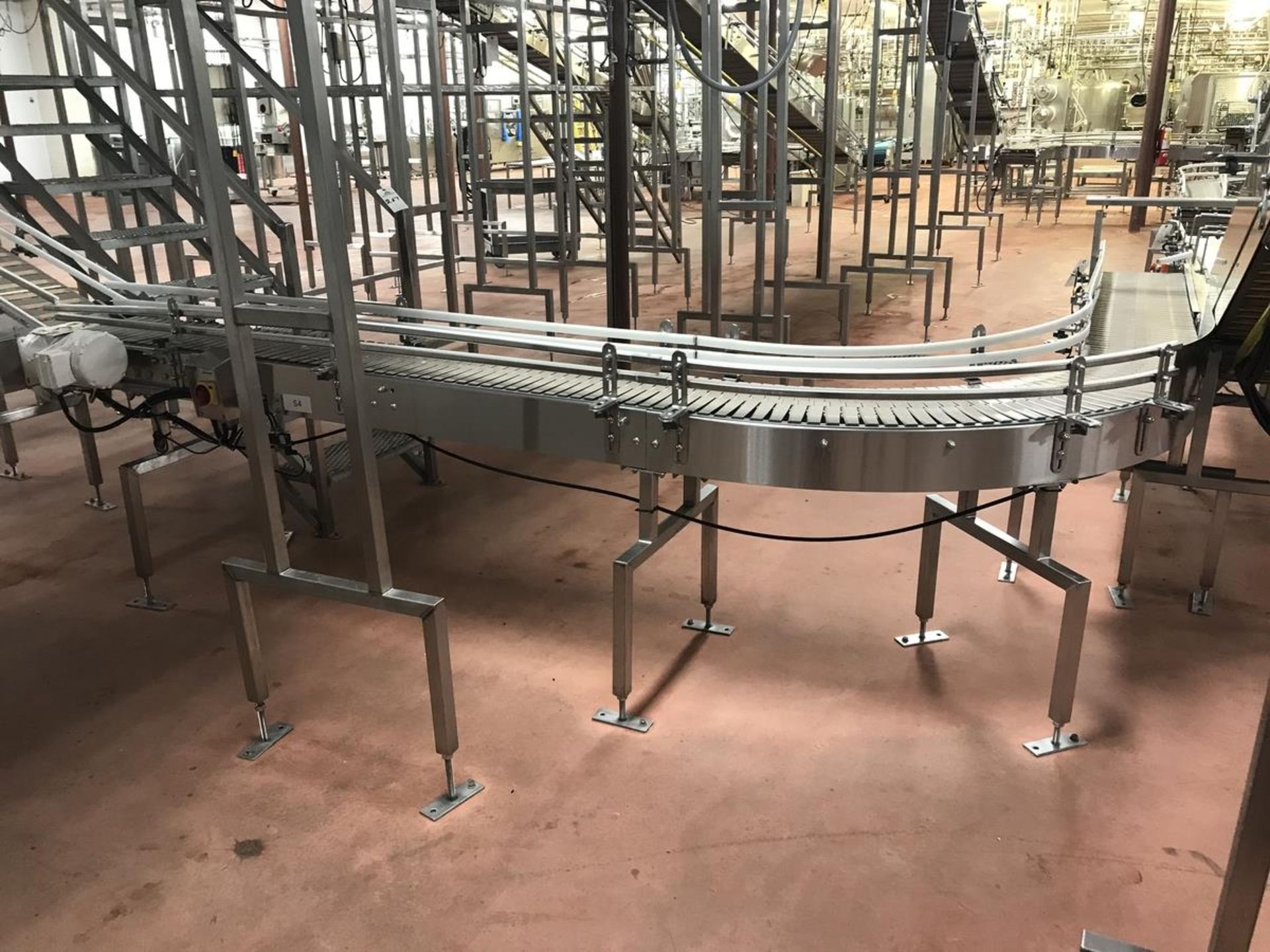 Stainless Steel Conveyor, Approx 12in Wide x 17ft Long | Rig Fee: $200