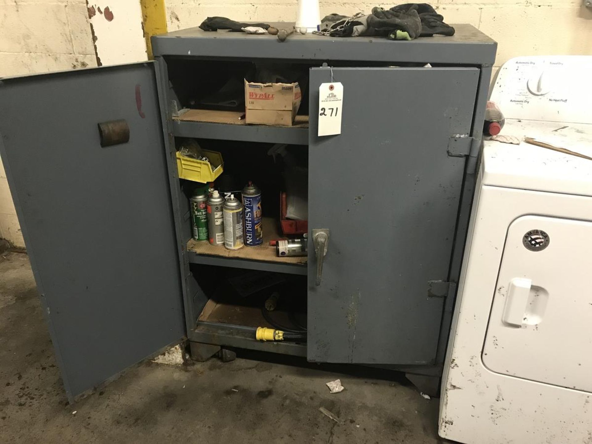 Roper Clothes Dryer, 2-Door Cabinets, Cart | Rig Fee: $200