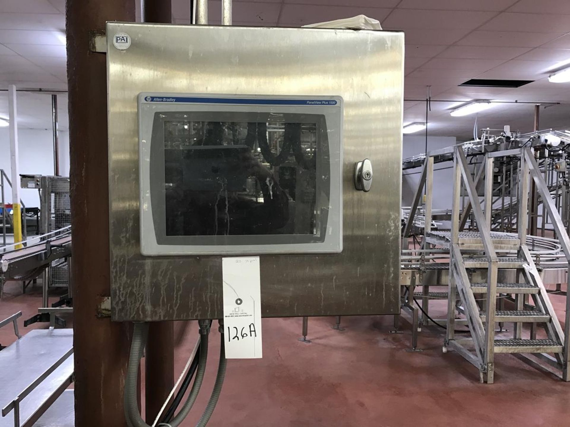 Stainless Steel Electrical Enclosure, Allen Bradley Panelview Plus 1500 | Rig Fee: $150