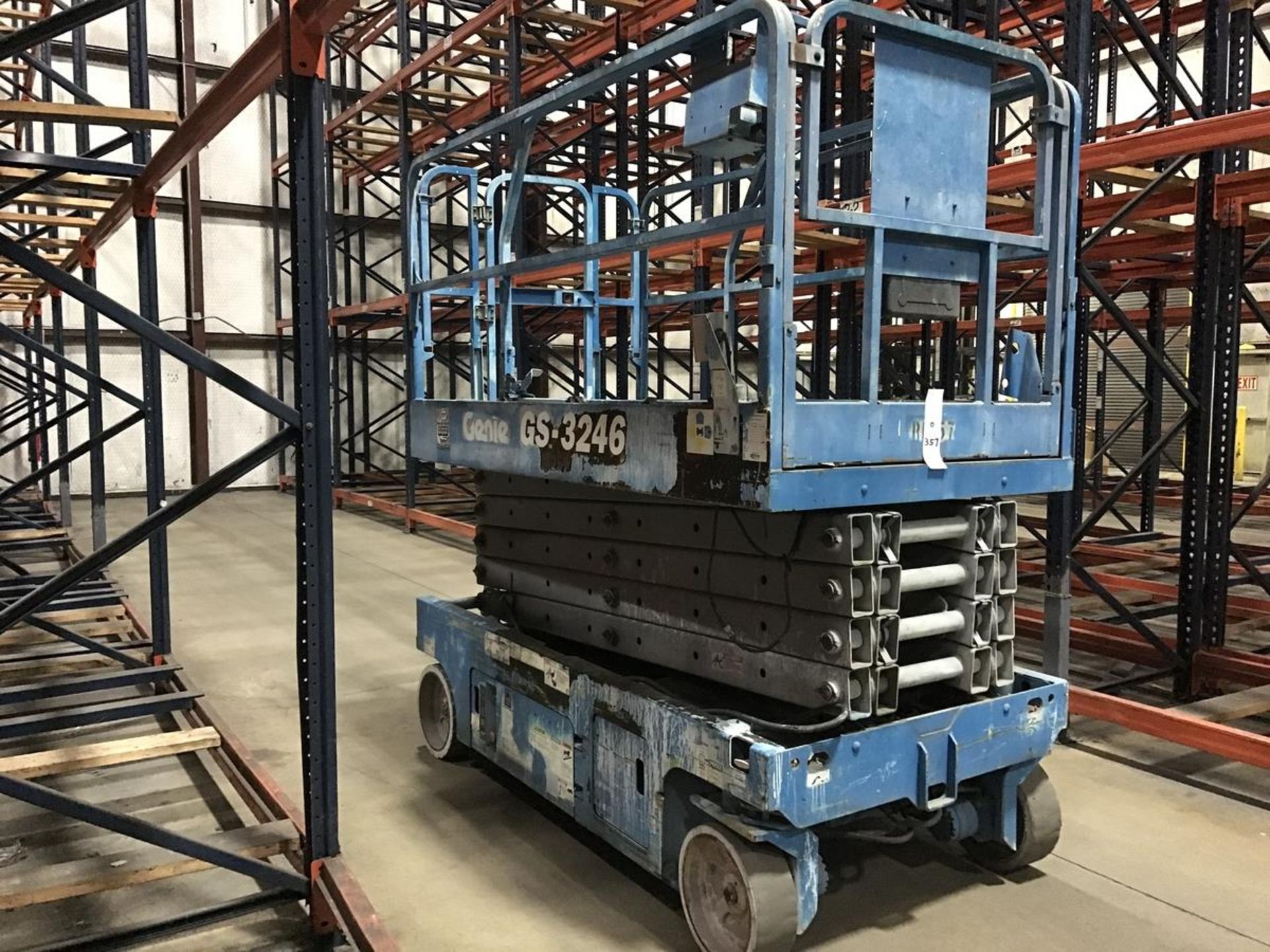 Genie GS-3246 Scissor Lift, 32ft Light Height | Rig Fee: $200