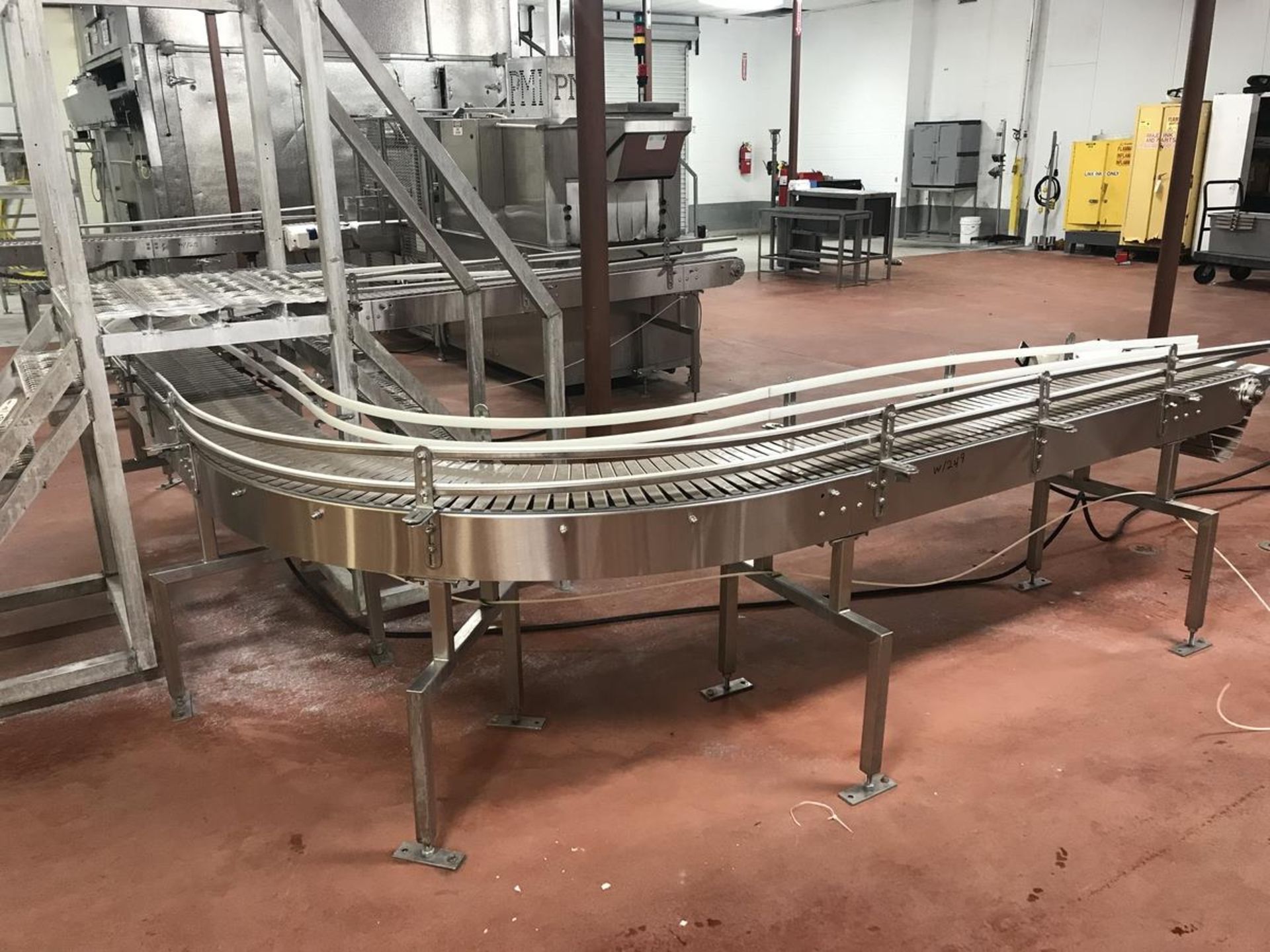 Stainless Steel U-Shape Conveyor, Approx 12in W x 30ft Long | Rig Fee: $300 - Image 2 of 2