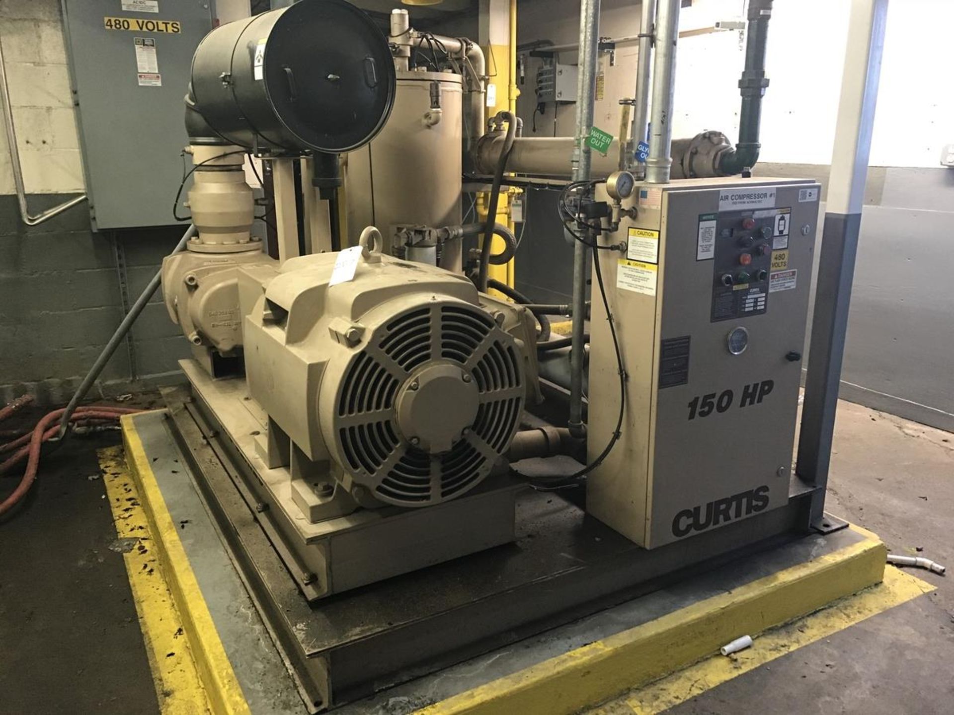 Curtis-Toledo 150 HP Air Compressor, SN: FEO75001416 | Rig Fee: $850 - Image 2 of 3