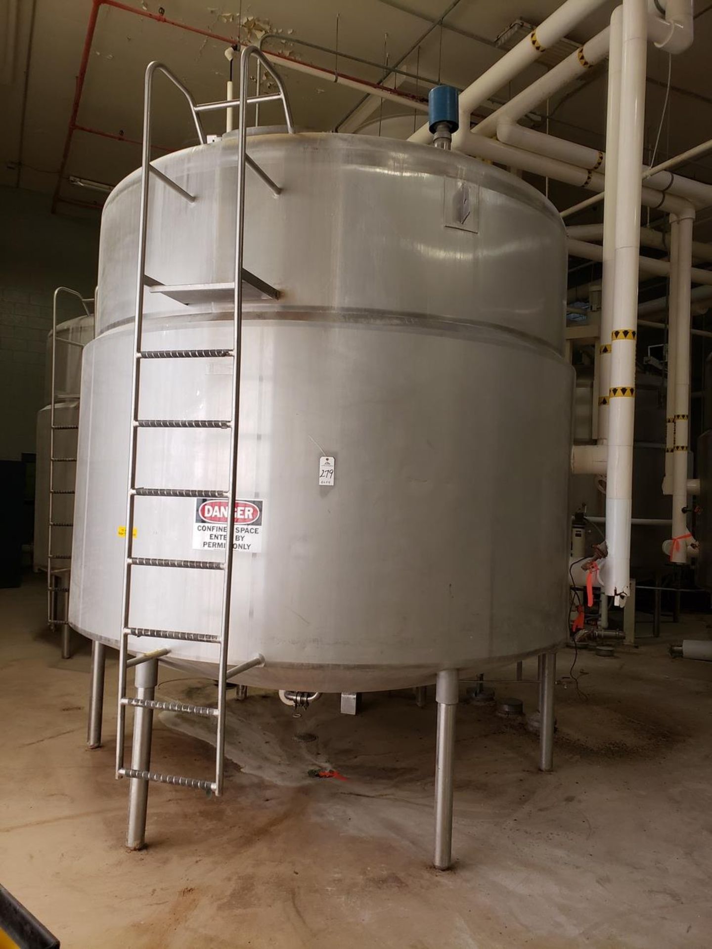 Cherry Burrell 5,000 Gallon Jacketed Storage Tank | Rig Fee: $2250