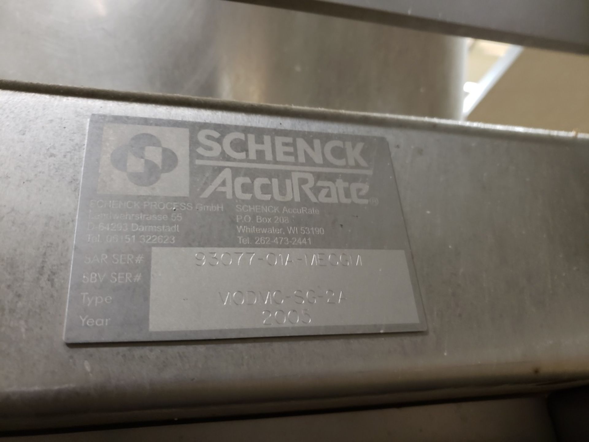 Schenck Accu Rate Mecha Tron Weigh Belt Feeder | Rig Fee: $425 - Image 2 of 5