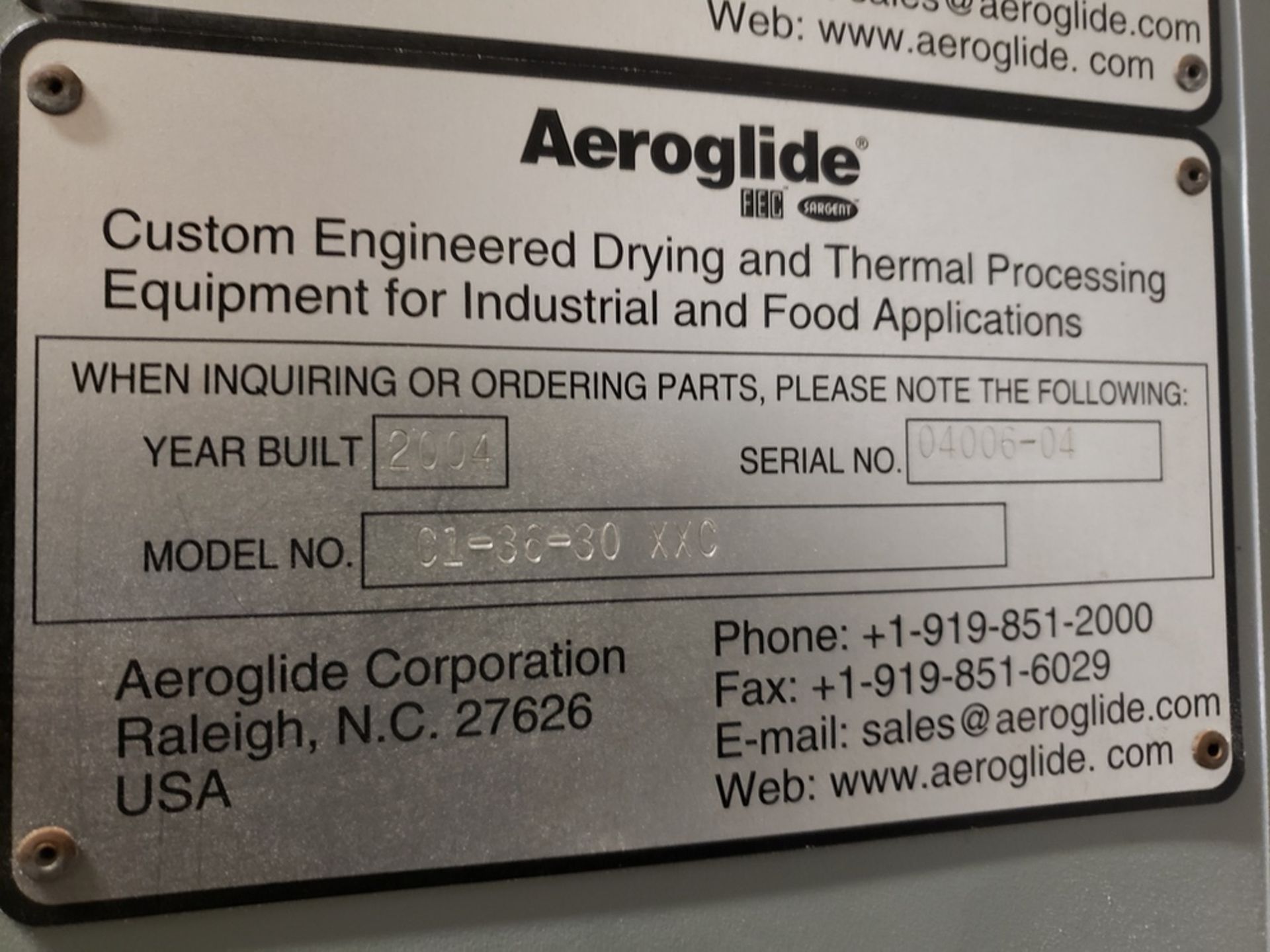 2004 Aeroglide Pre-Dryer, Puffer and Toaster with Cooling Conveyor, 60" X | Rig Fee: Contact Rigger - Image 3 of 36