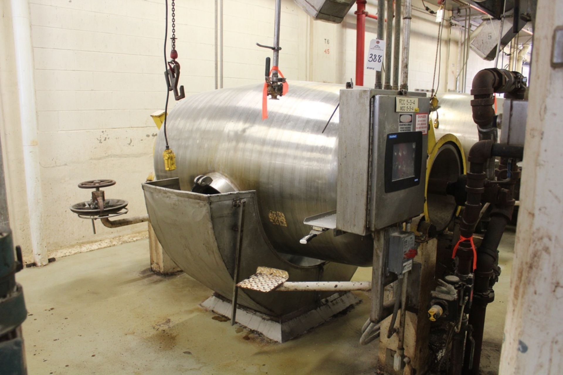 Hamilton 565 Gallon Rotary Steam Pressure Cooker | Rig Fee: $1200