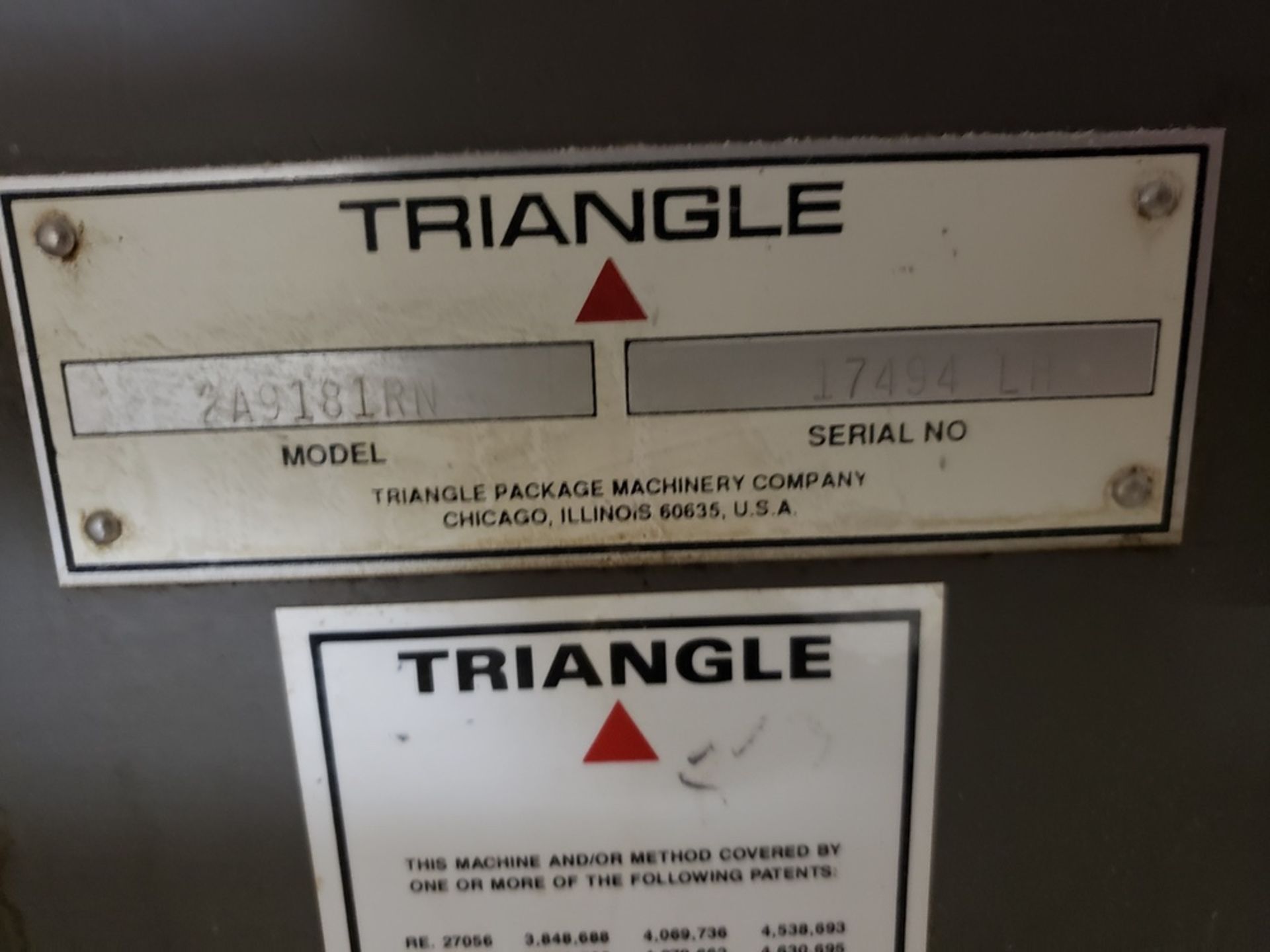 Triangle 9 Pocket Feeder Scale, M# 2A9181RN, S/N 17494LH - Subject to Bulk Clo | Rig Fee: $500 - Image 2 of 4