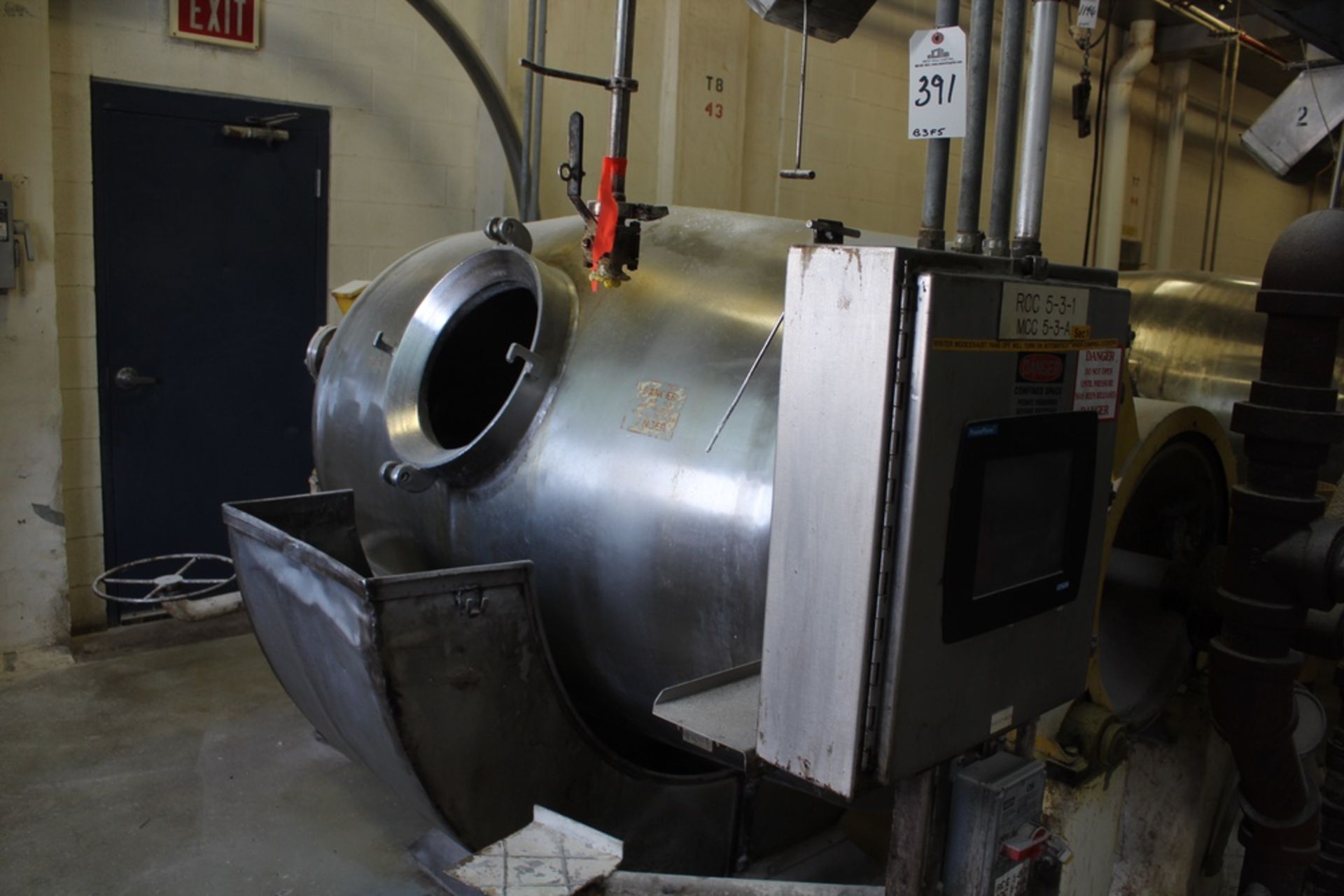 Hamilton 565 Gallon Rotary Steam Pressure Cooker | Rig Fee: $1200