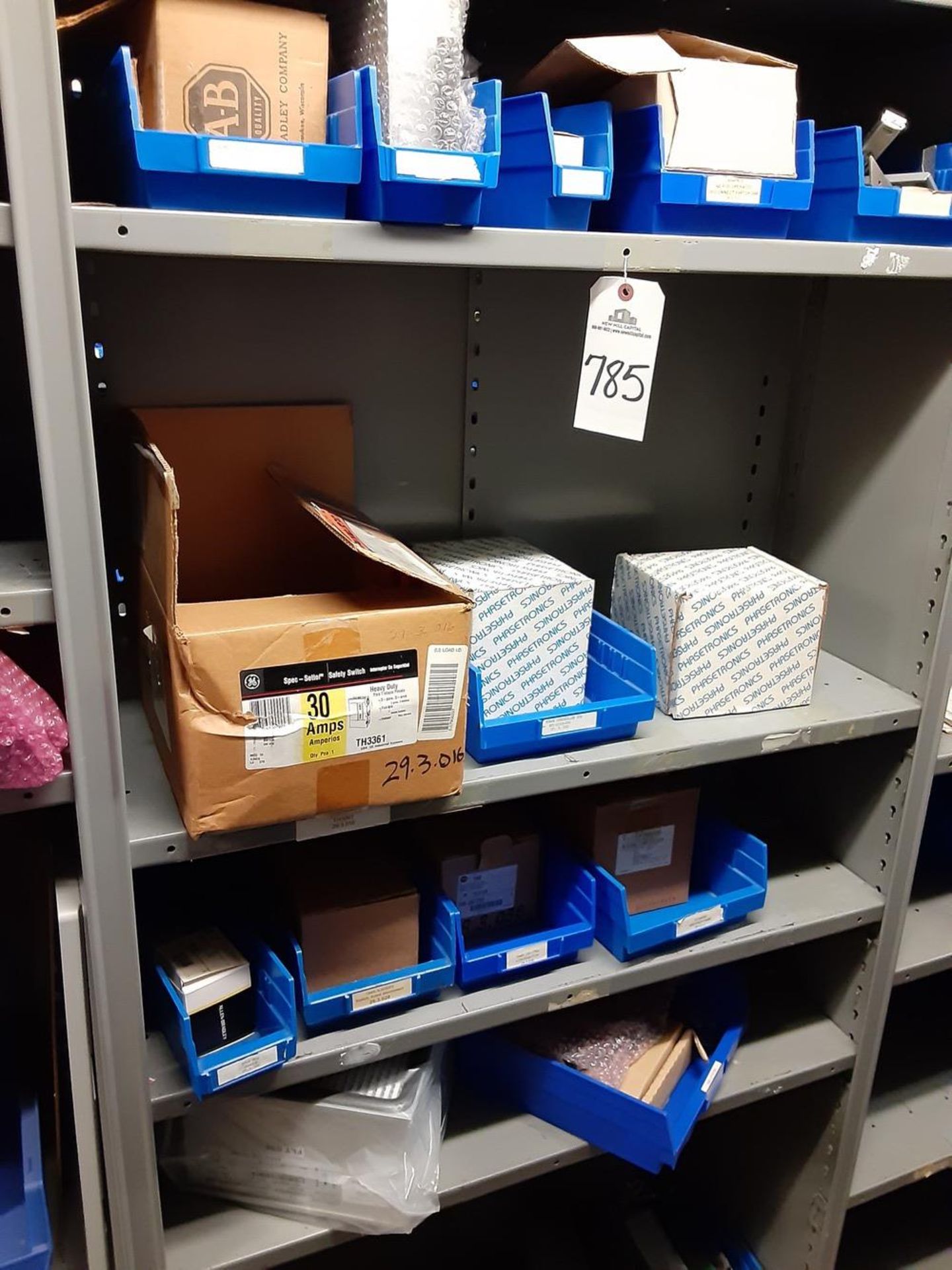 Contents of Shelving Section, Spare Parts - Subject to Bulk Bid 513A | Rig Fee: $100 or Hand Carry