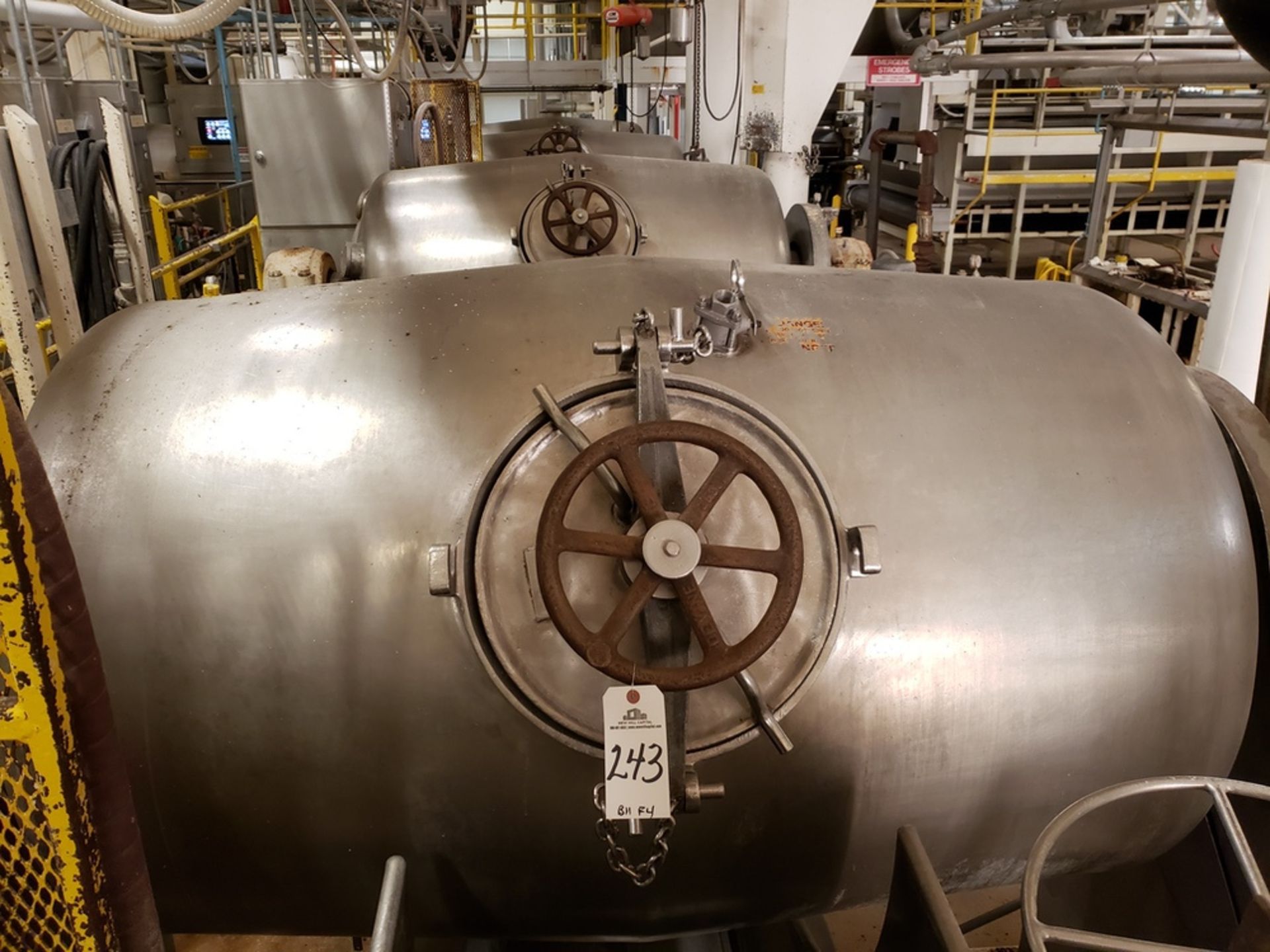 Hamilton 565 Gallon Rotary Steam Pressure Cooker | Rig Fee: $2100