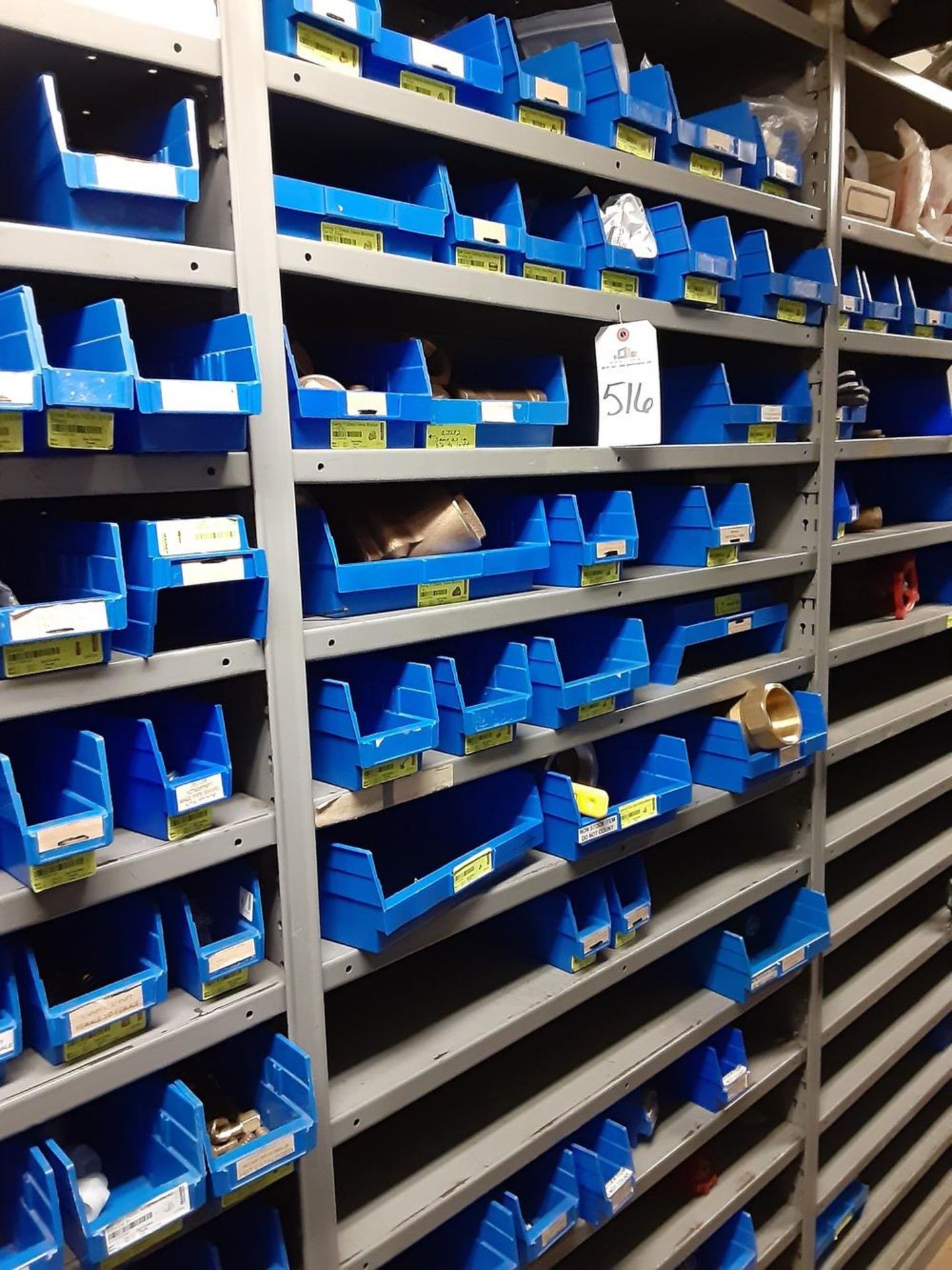 Contents of Shelving Section, Spare Parts - Subject to Bulk Bid 513A | Rig Fee: $100 or Hand Carry