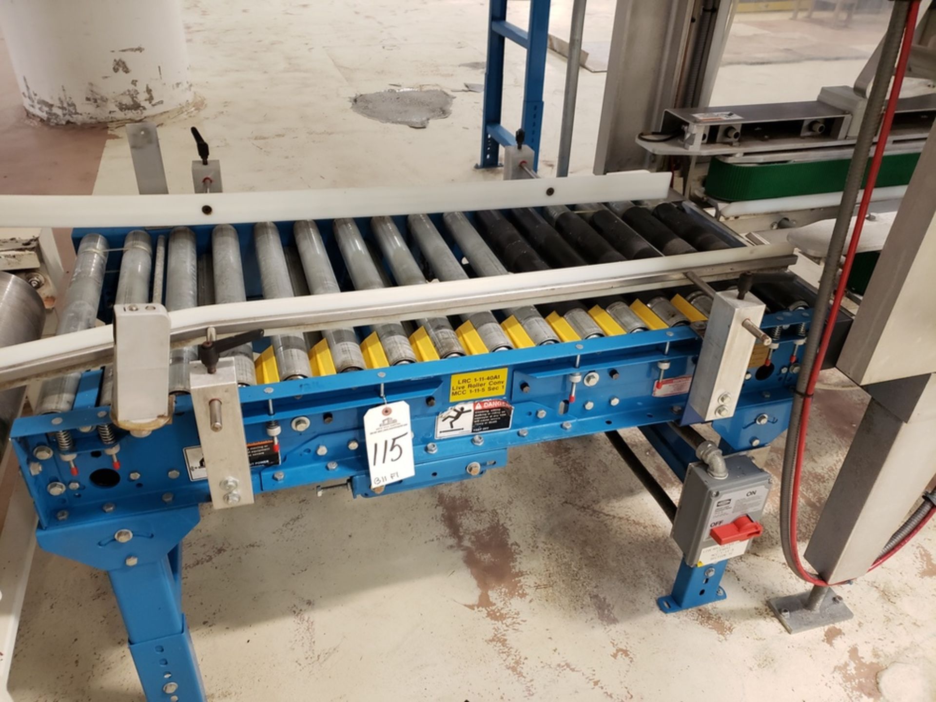 24" Power Roller Conveyor Section | Rig Fee: $125