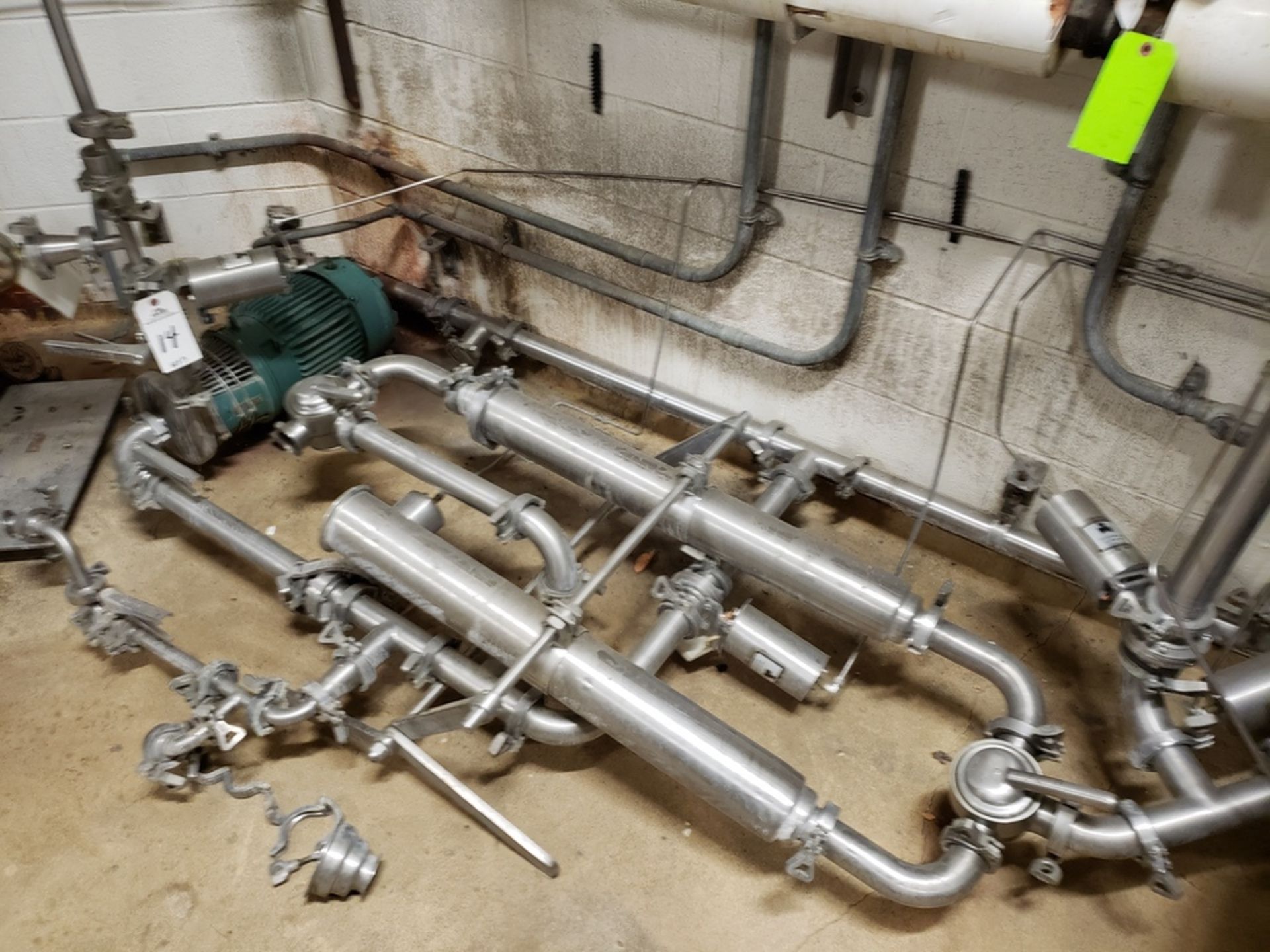 Lot of Sanitary Fittings, Valves & Pump | Rig Fee: $200