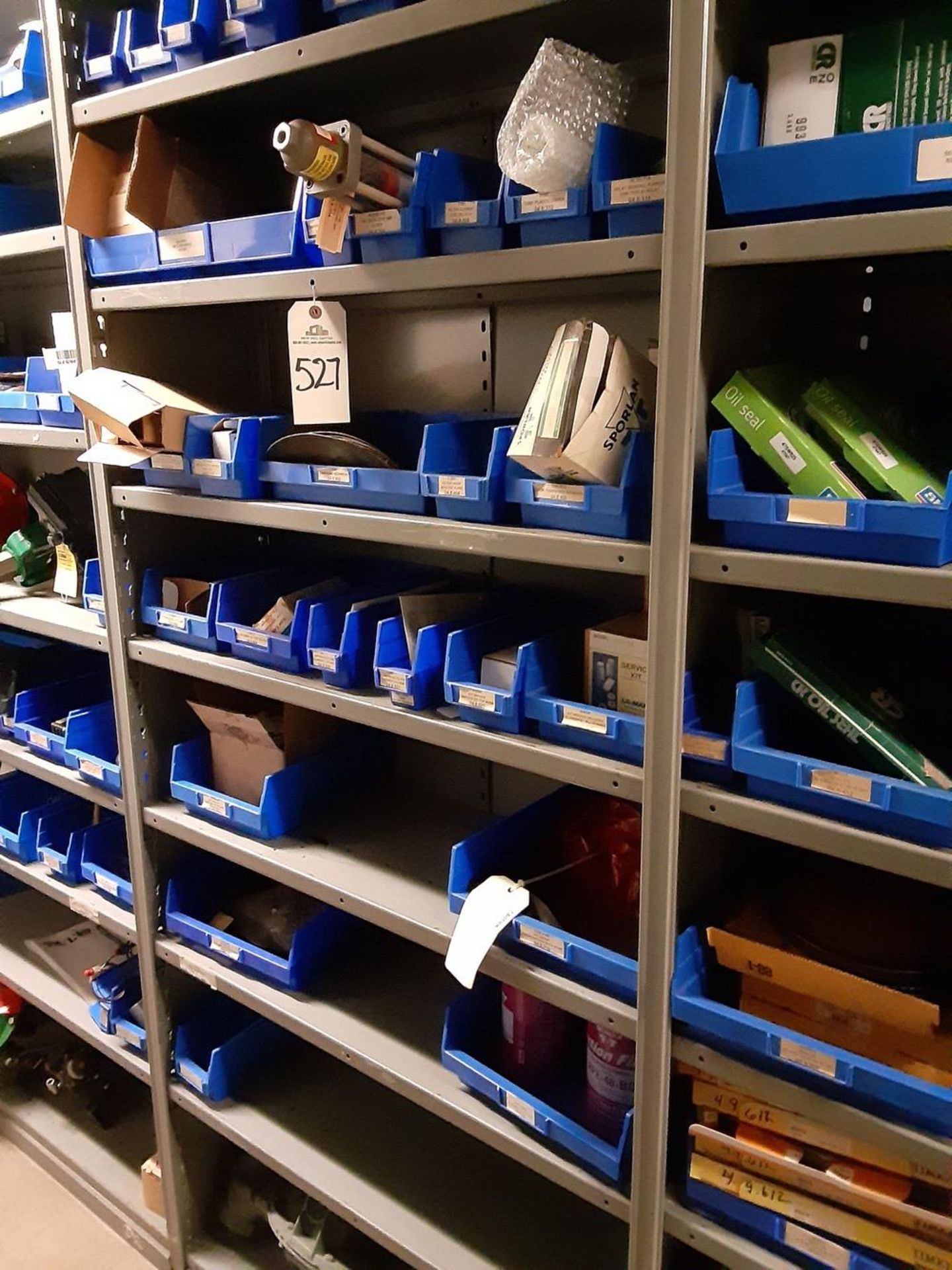 Contents of Shelving Section, Spare Parts - Subject to Bulk Bid 513A | Rig Fee: $100 or Hand Carry