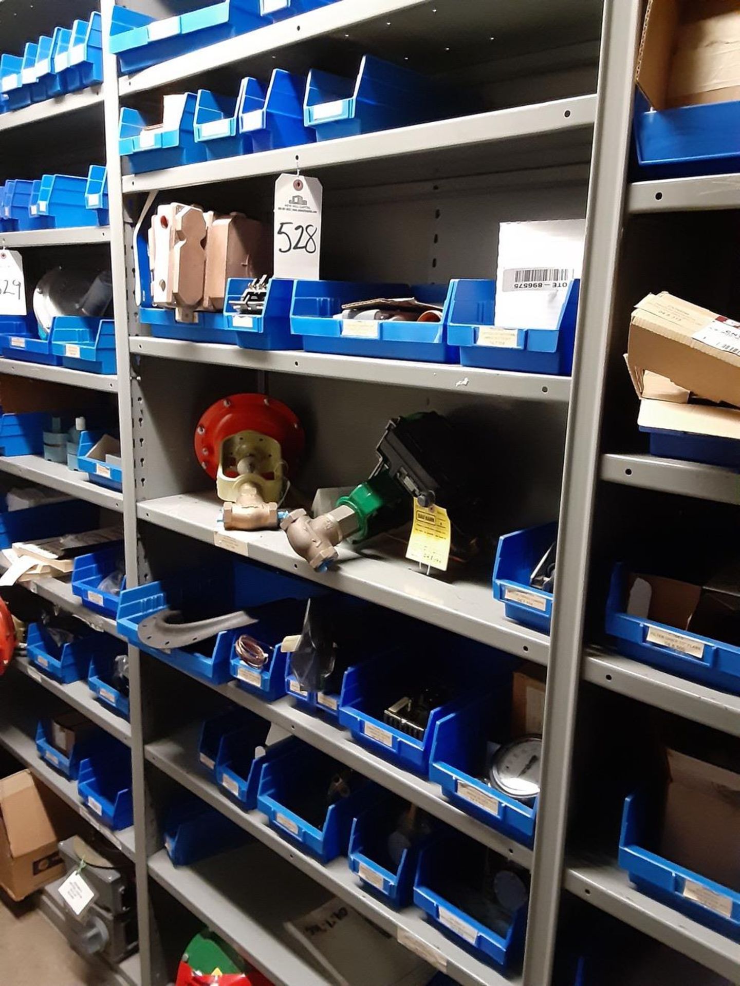 Contents of Shelving Section, Spare Parts - Subject to Bulk Bid 513A | Rig Fee: $100 or Hand Carry