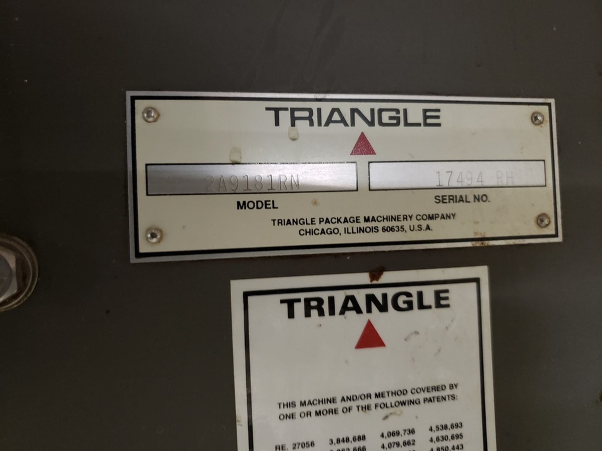 Triangle 9 Pocket Feeder Scale, M# 2A9181RN, S/N 17494RH - Subject to Bulk Clo | Rig Fee: $500 - Image 2 of 4