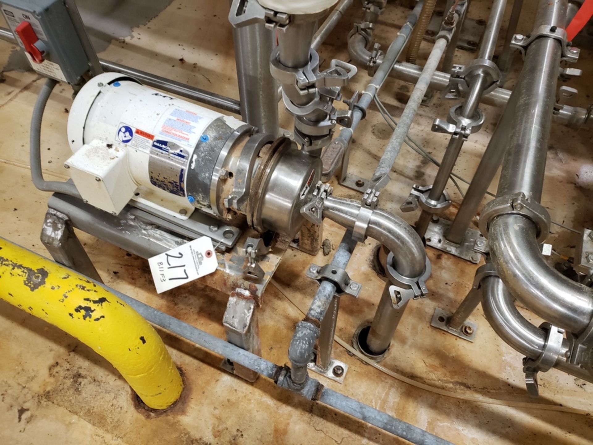 Waukesha Cherry Burrell Sanitary Centrifugal Pump | Rig Fee: $100