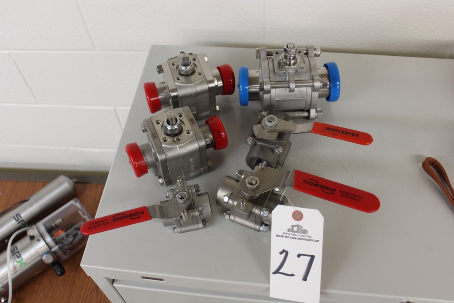 Lot of (4) Sanitary Valves | Rig Fee: $25 or Hand Carry