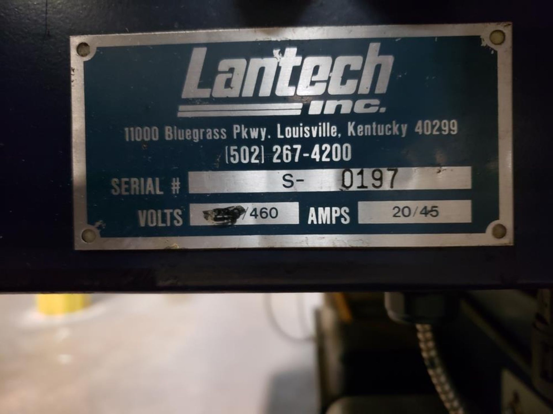 Lantech Automatic Pallet Wrapper, S/N S-0197 | Rig Fee: $2900 - Image 2 of 5