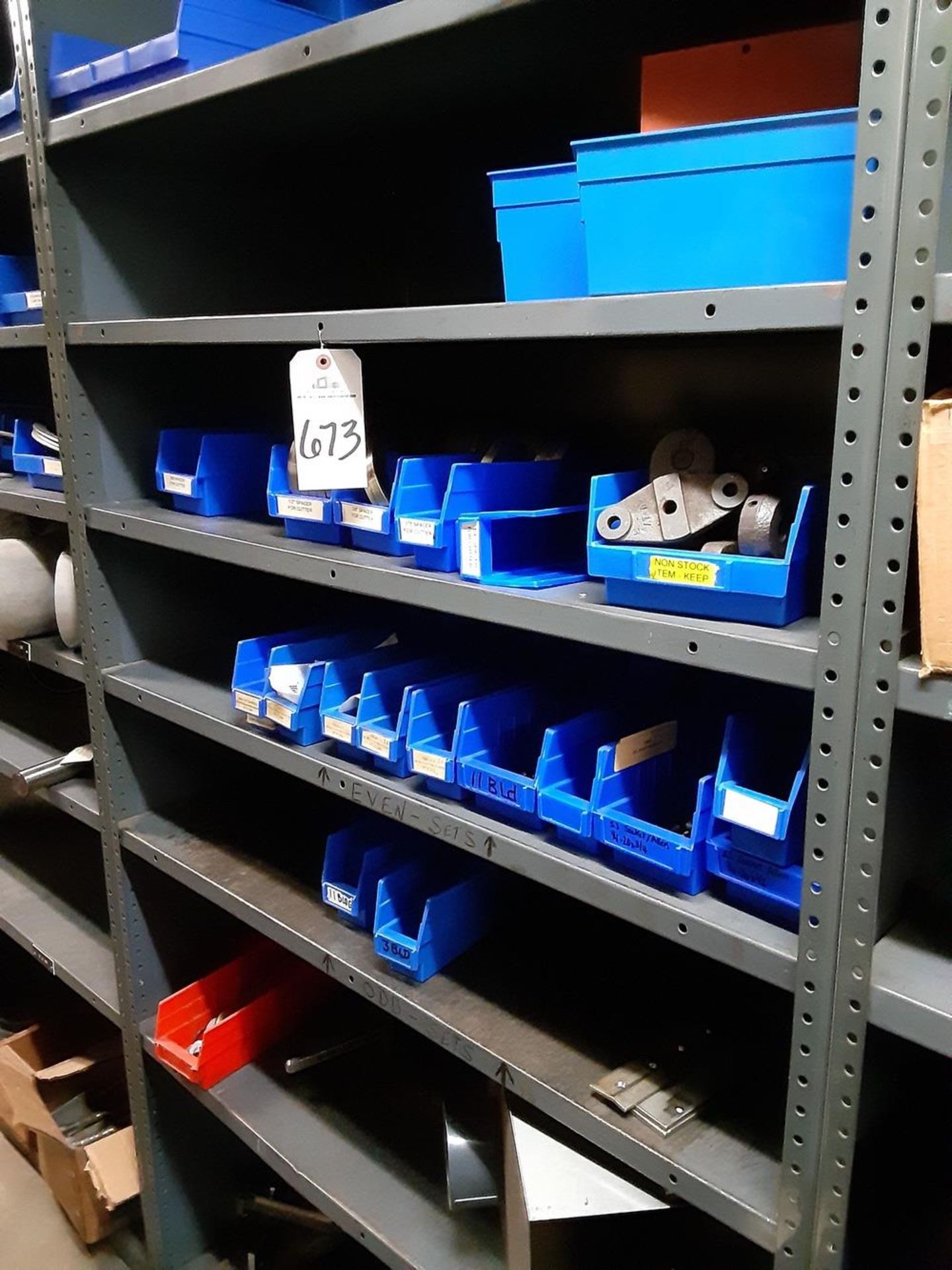 Contents of Shelving Section, Spare Parts - Subject to Bulk Bid 513A | Rig Fee: $100 or Hand Carry