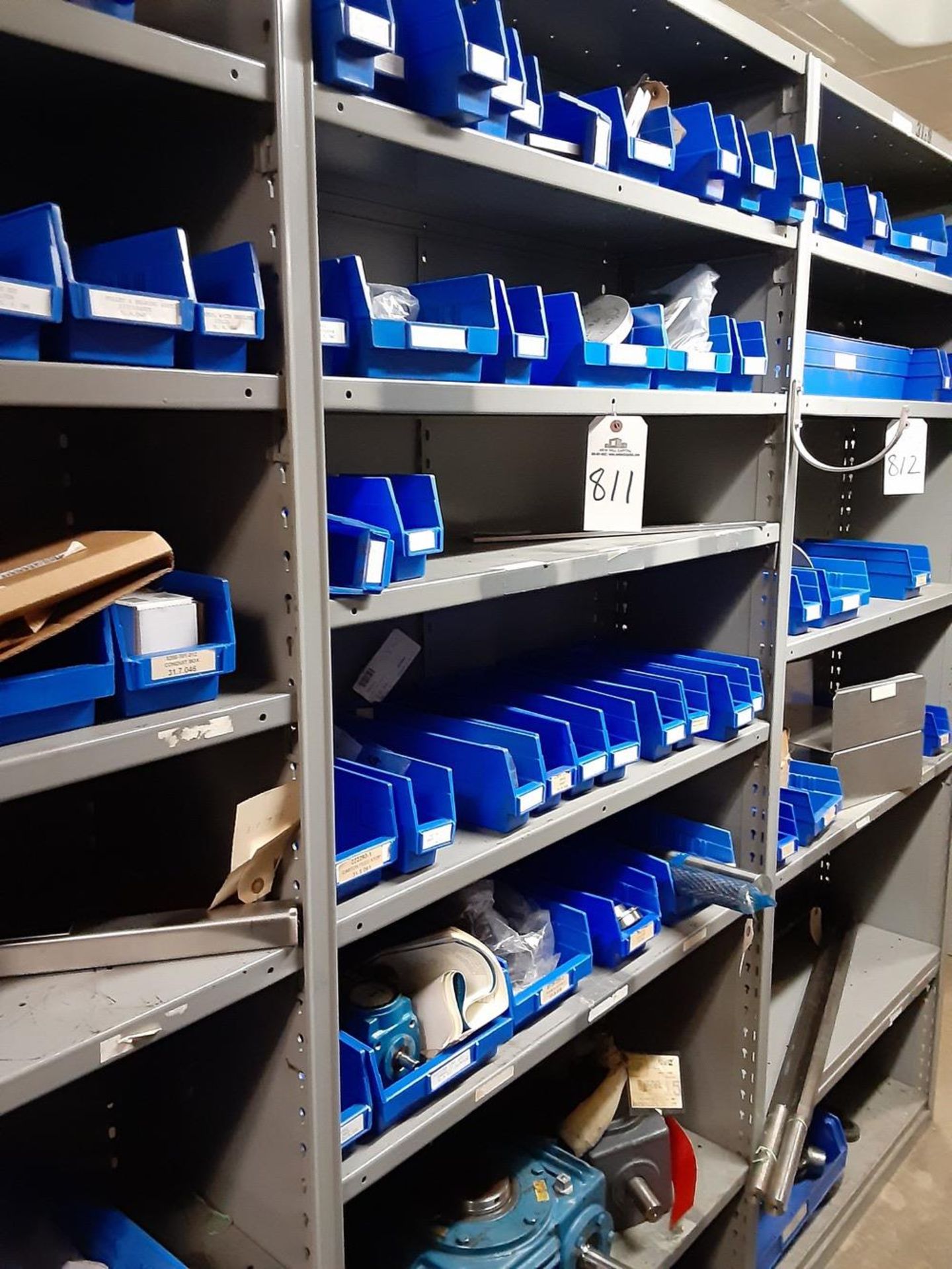 Contents of Shelving Section, Spare Parts - Subject to Bulk Bid 513A | Rig Fee: $100 or Hand Carry