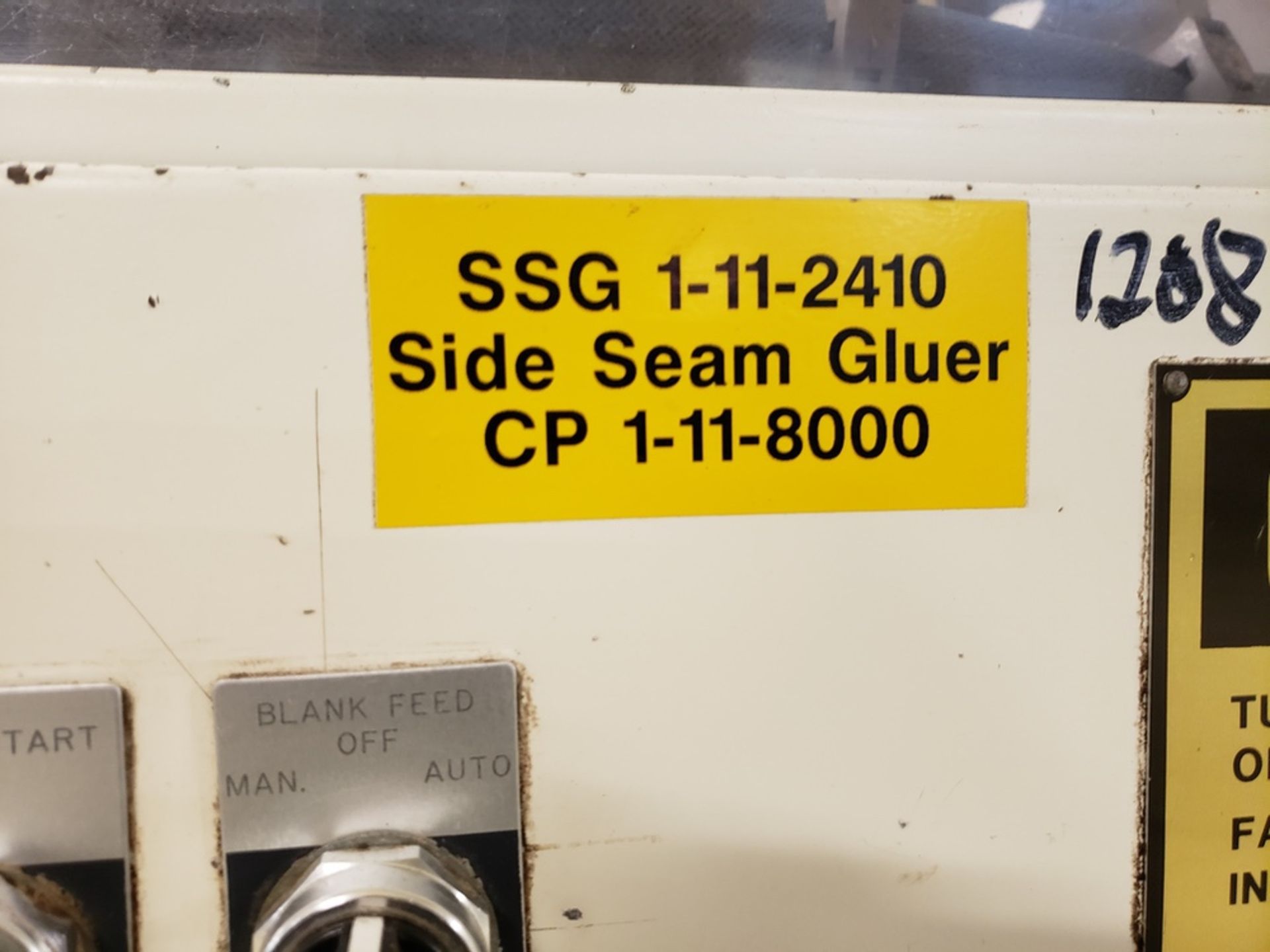 Jones Side Seam Gluer, S/N S-4967 | Rig Fee: $650 - Image 2 of 3