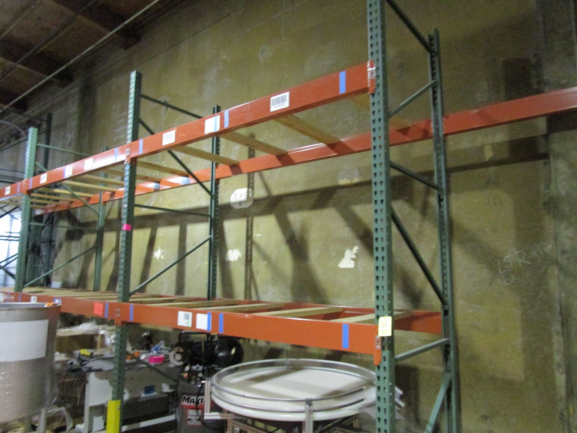 (13) Sections of Adjustable Pallet Shelving Including (16) 12' x 44" Uprights, (4) | Buyer to Remove - Image 2 of 2