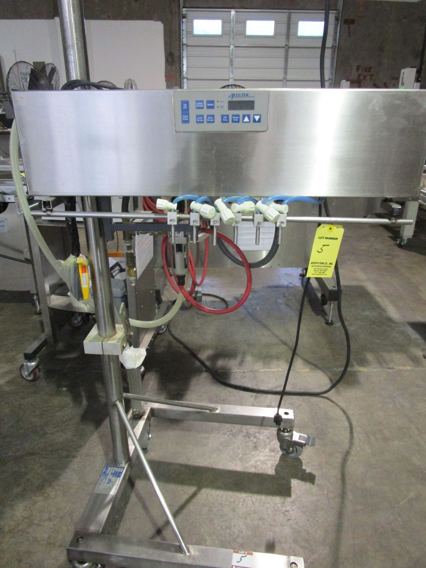 2006 Accutek 00.005.000 6-Head Larger Volume Filler s/n 202324 | Rig Fee: $275