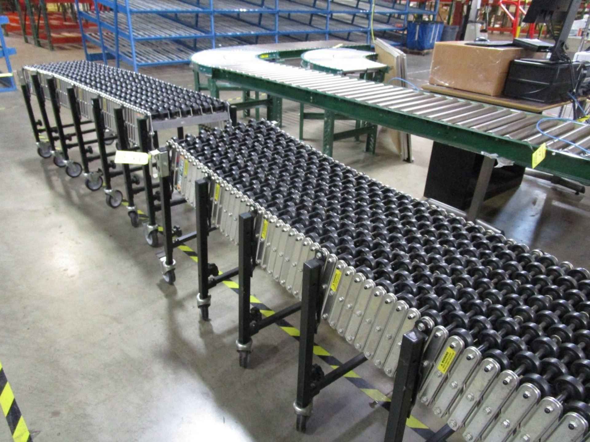 (2) Sections Best Flex Expandable Conveyor | Rig Fee: $50