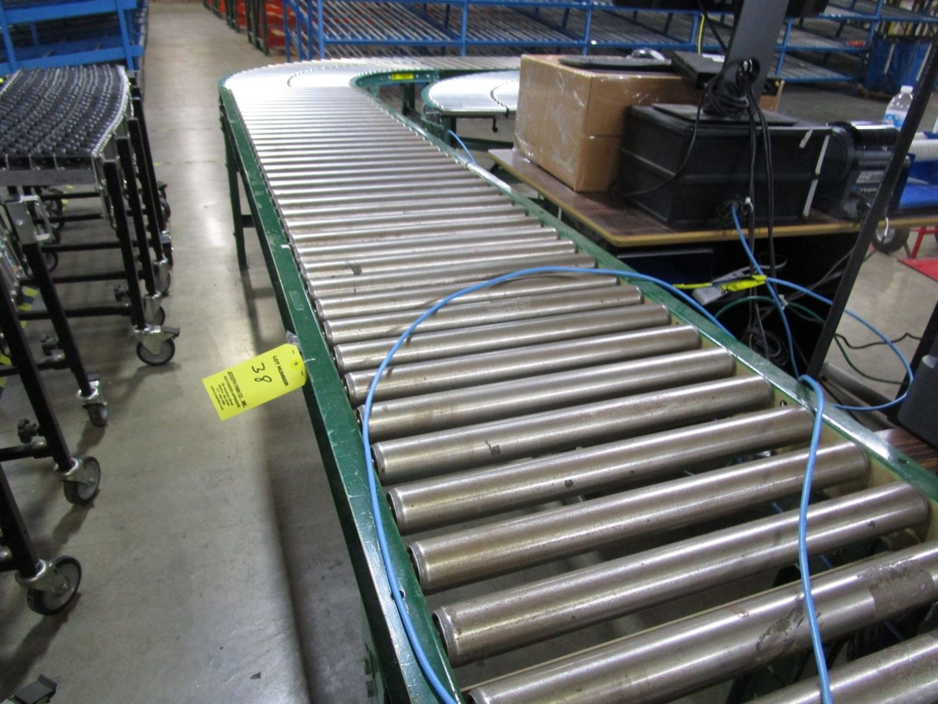 18" x 15' Power Conveyor with Roller Conveyor | Rig Fee: $100 - Image 5 of 6